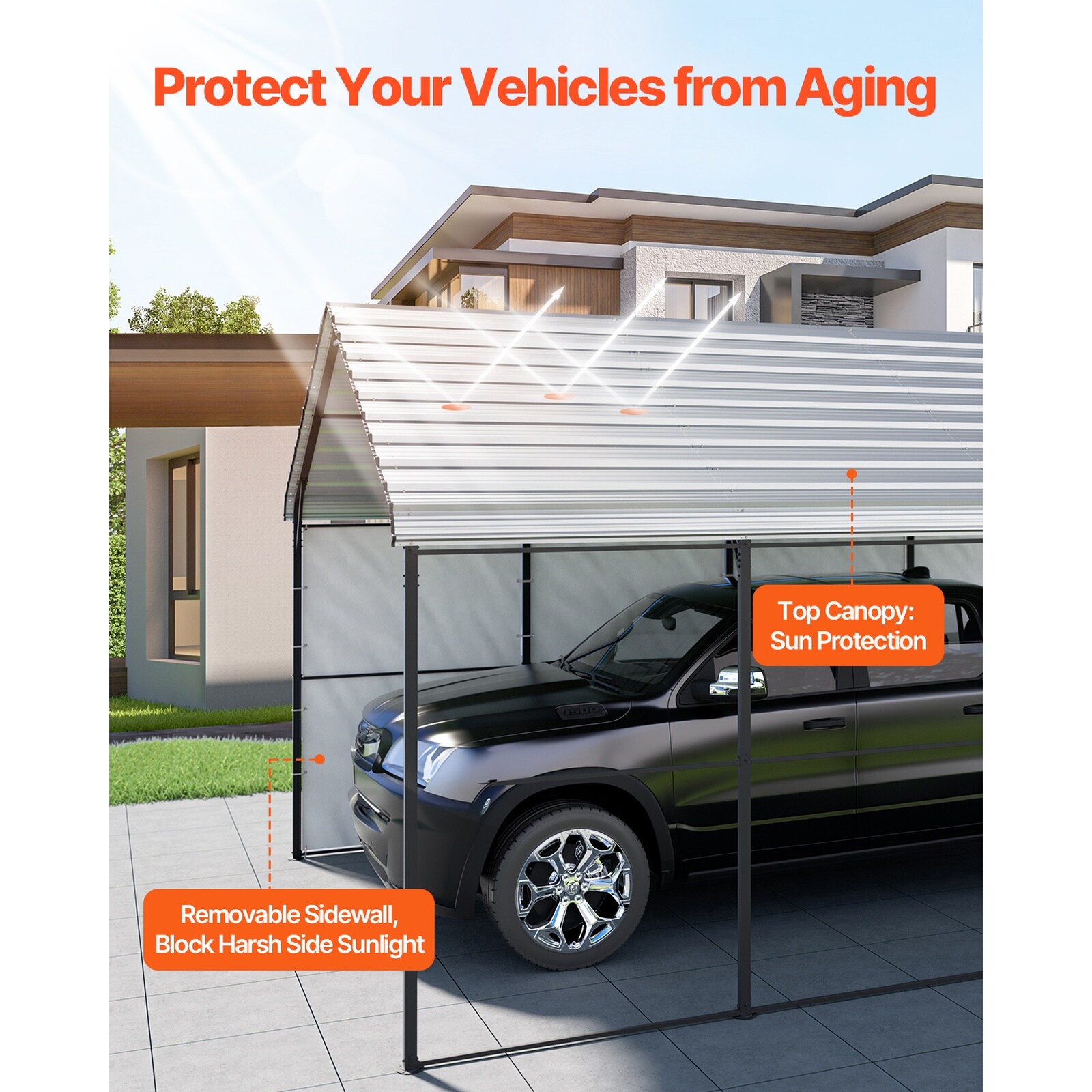 GIVIMO LW102GIVSS1848 Carport-Covers - View #4