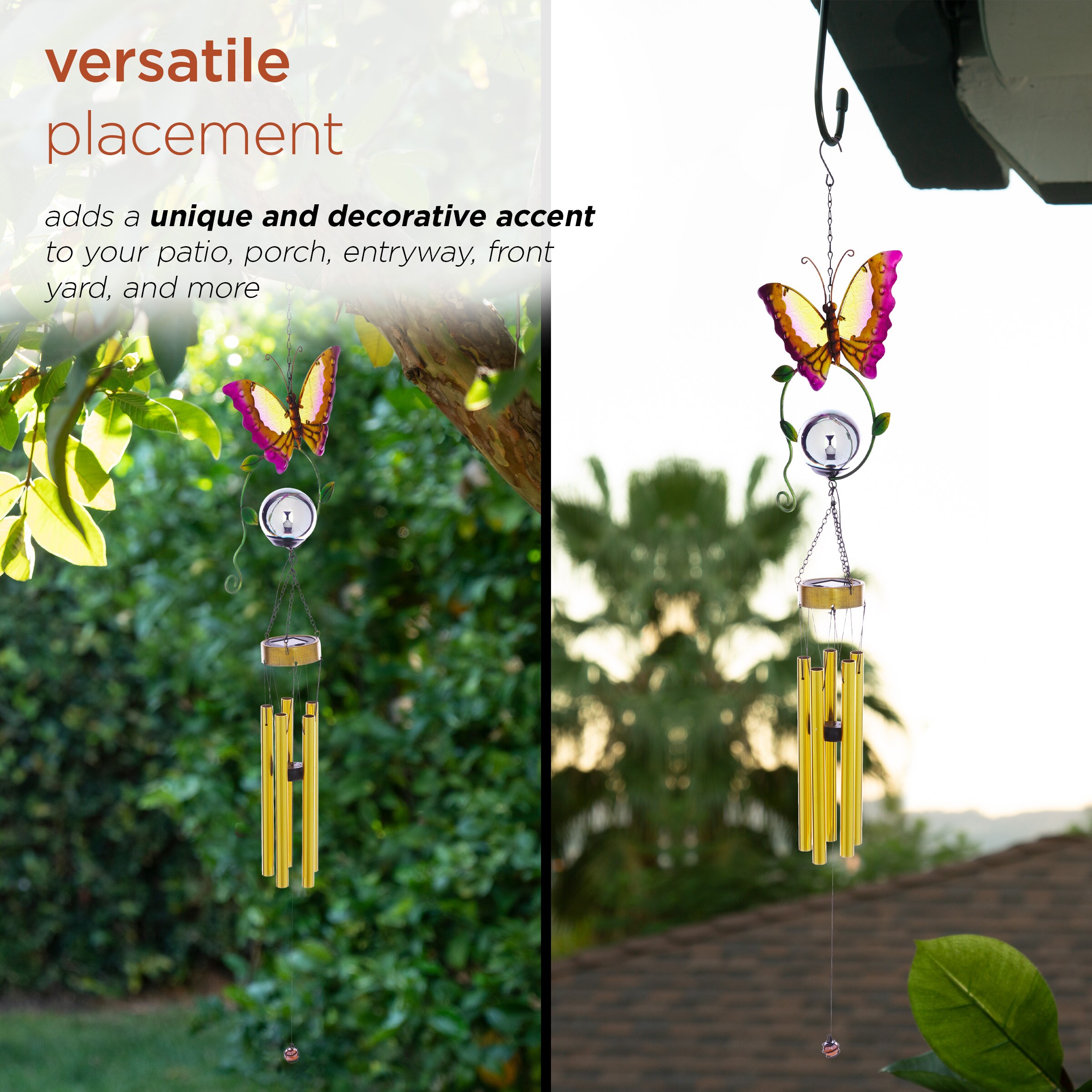 Alpine Corporation LJJ1448SLR-OR Wind-Chimes - View #6