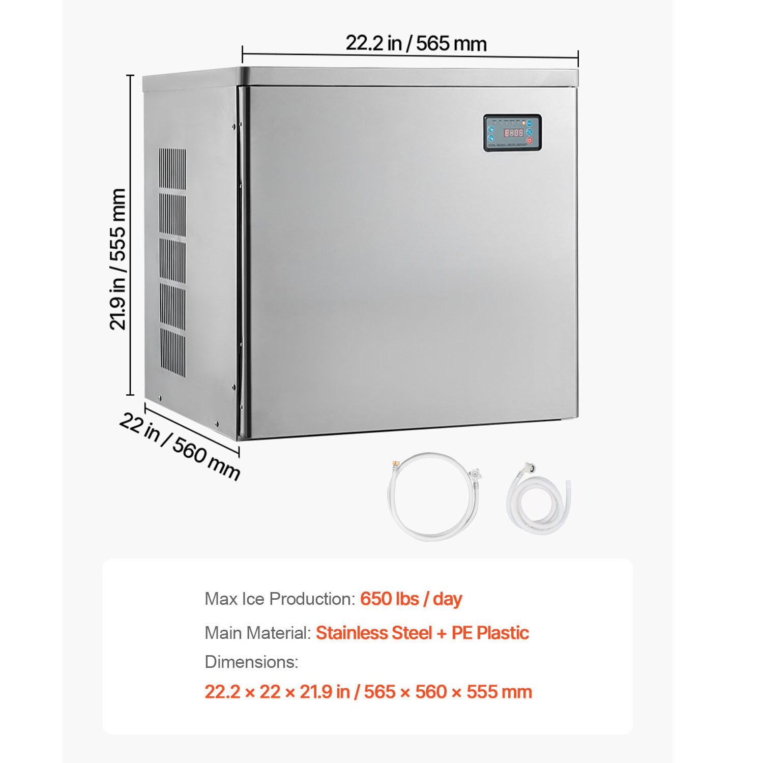 VEVOR FTZBJJTXFB65IHYJZ001 Icemaker-Access - View #8