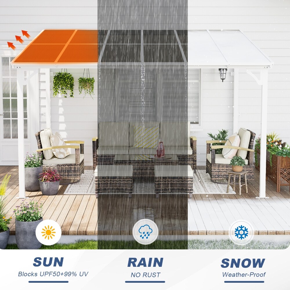 LAUSAINT HOME BSSC405WHAB2 Wood-Resin-Gazebos - View #9