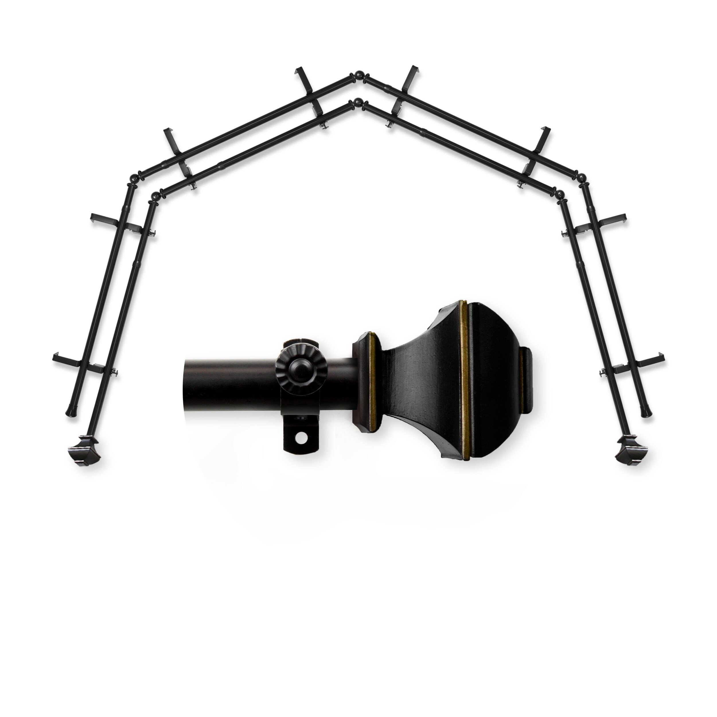Hart & Harlow L-4BAY-82-2D Curtain-Rods - View #2