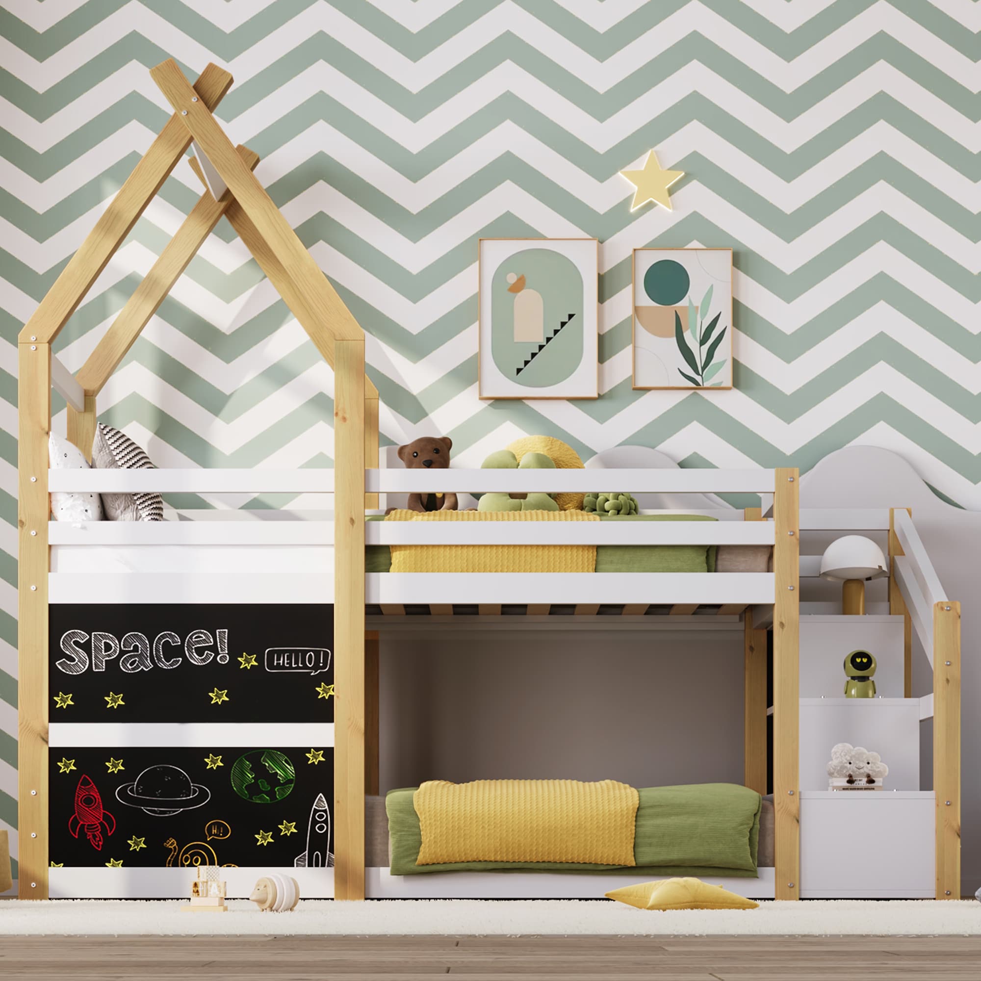SINOFURN SYC470003WT Bunk-Beds - View #10