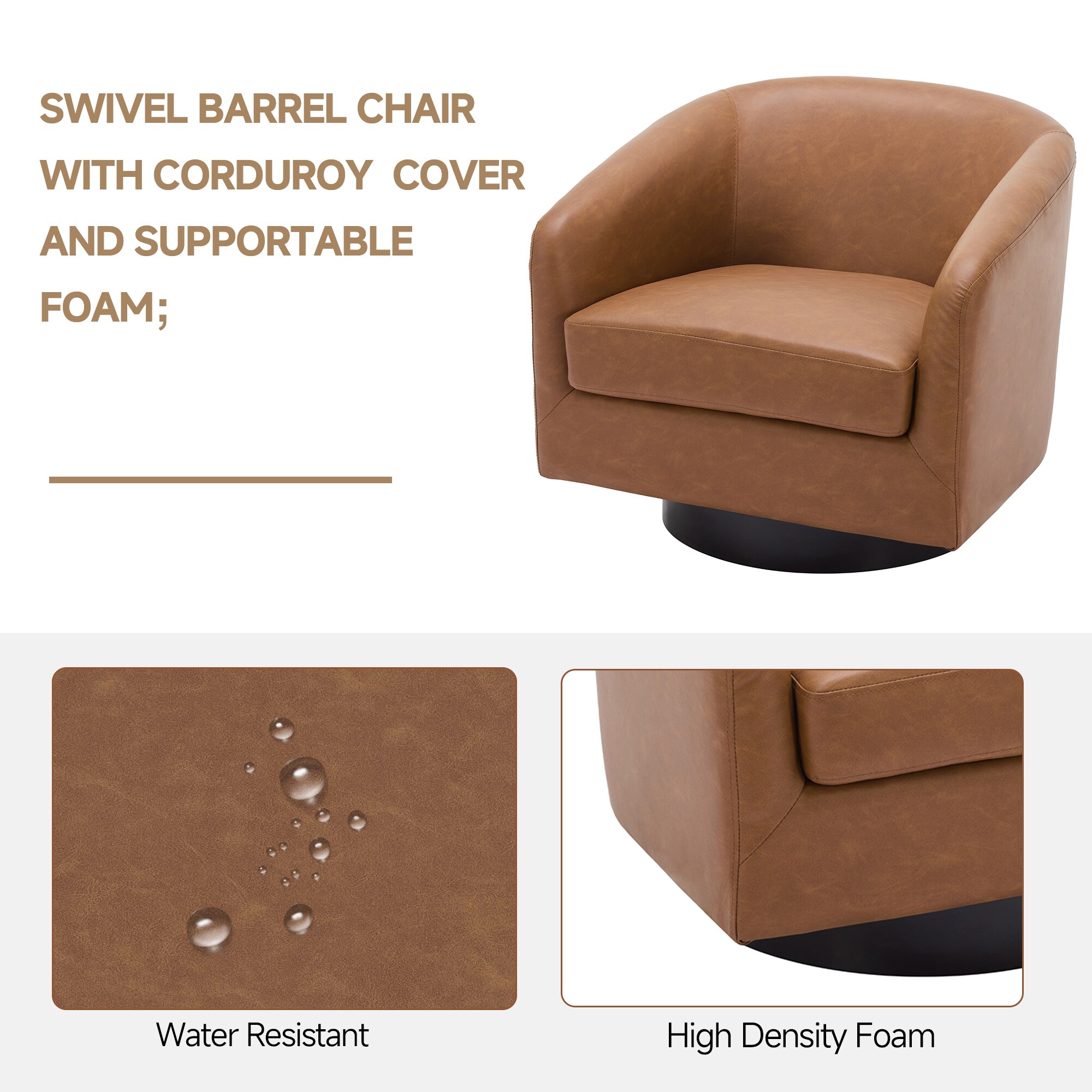Dreamsidea LS-M-CH30-P BROWN chairs - View #7