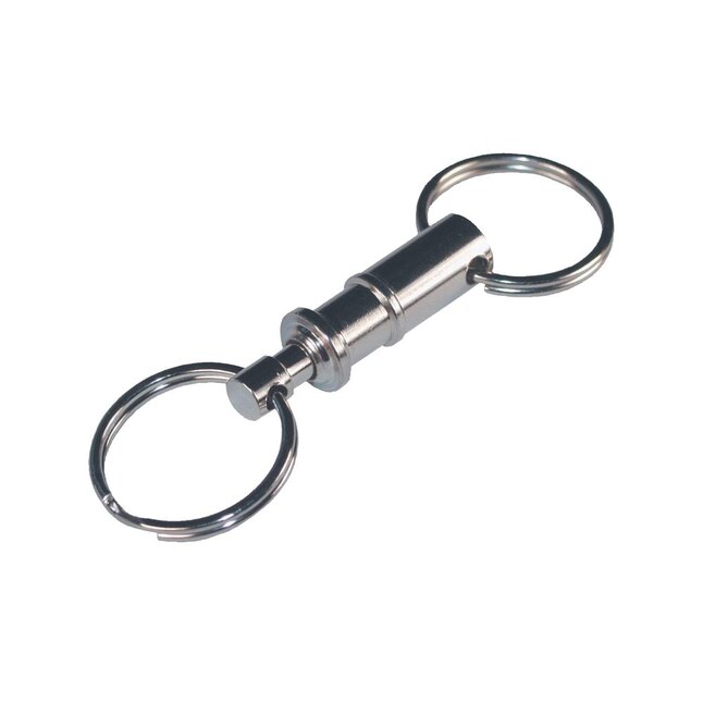 Hillman Metal Silver Valet Key Chain Hillman Metal Silver Valet Key Chain