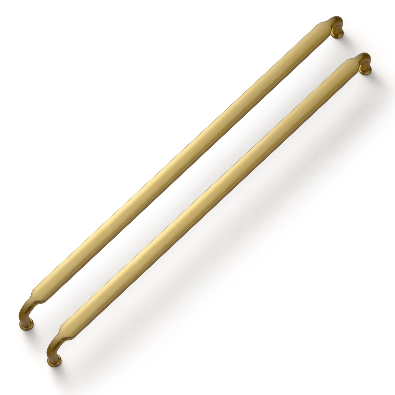 Miaokesen 2202LSJ-320 12-5/8-in , 320mm Center to Center Brushed Gold Novelty Handle 6 -Pack