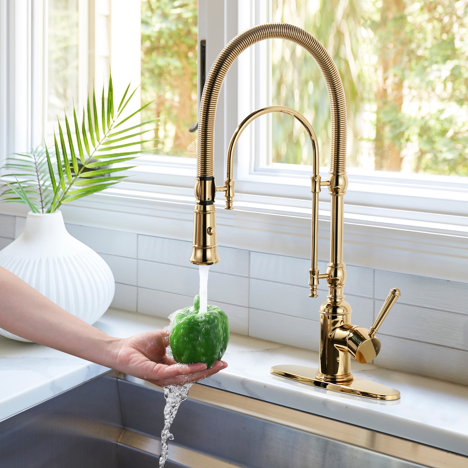 WOWOW KB122009G-LW Kitchen-Faucets - View #2