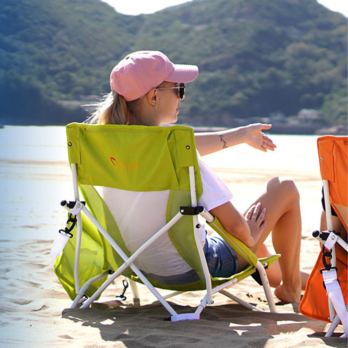 Mondawe MO-CCAC2417GGN2 Beach-Camping-Chairs - View #2