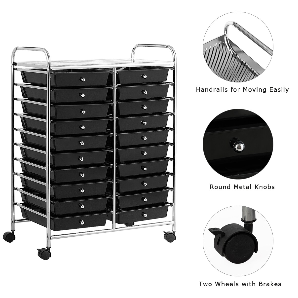 Costway OSTHW56501BK Office-Carts - View #5
