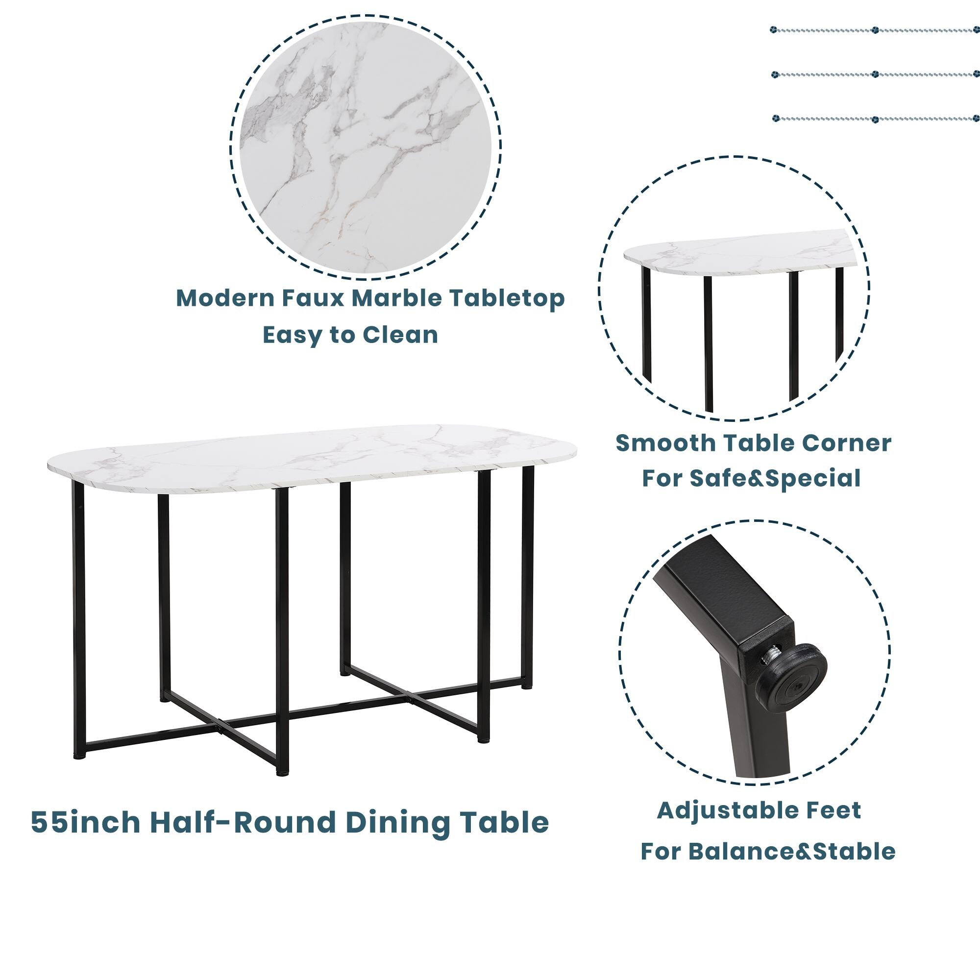 GZMR GZ-N717Q468 Dining-Sets - View #7