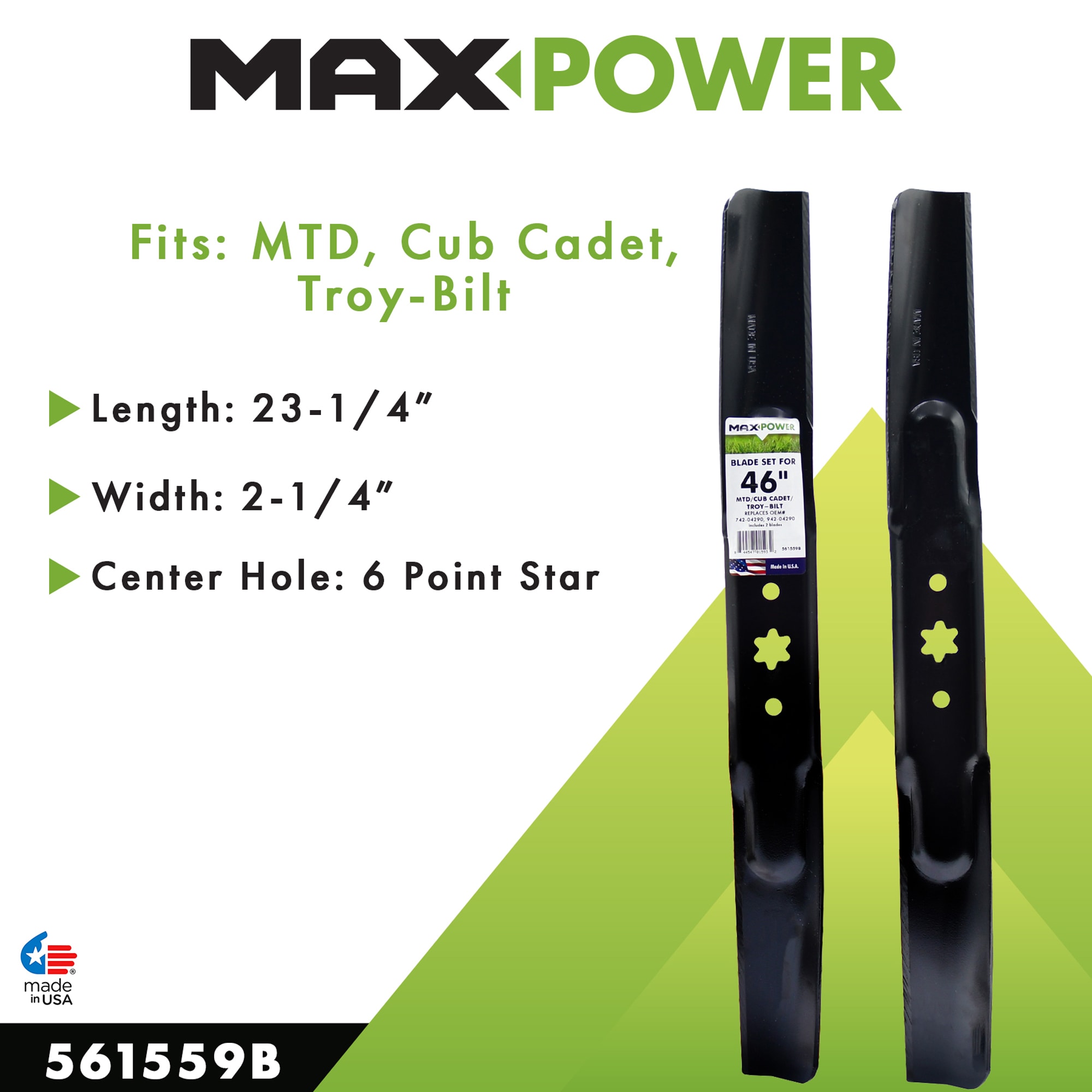 MaxPower 561559B Ope-Mower-Blades - View #5