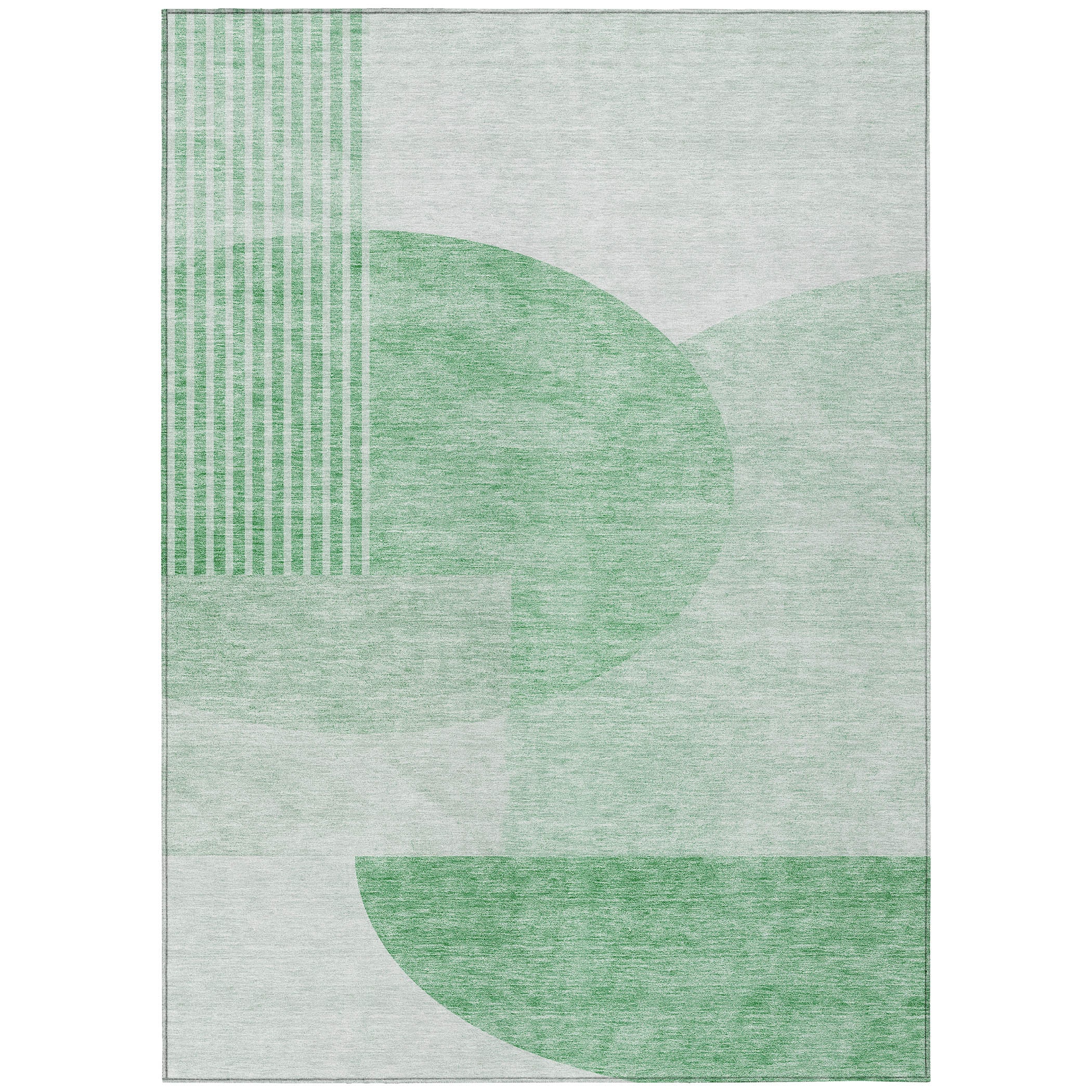 Addison Rugs ACN678GE8X10 Chantille ACN678GE 8 x 10 (ft) Polyester Green Rectangular Indoor/Outdoor Geometric Machine washable Area rug