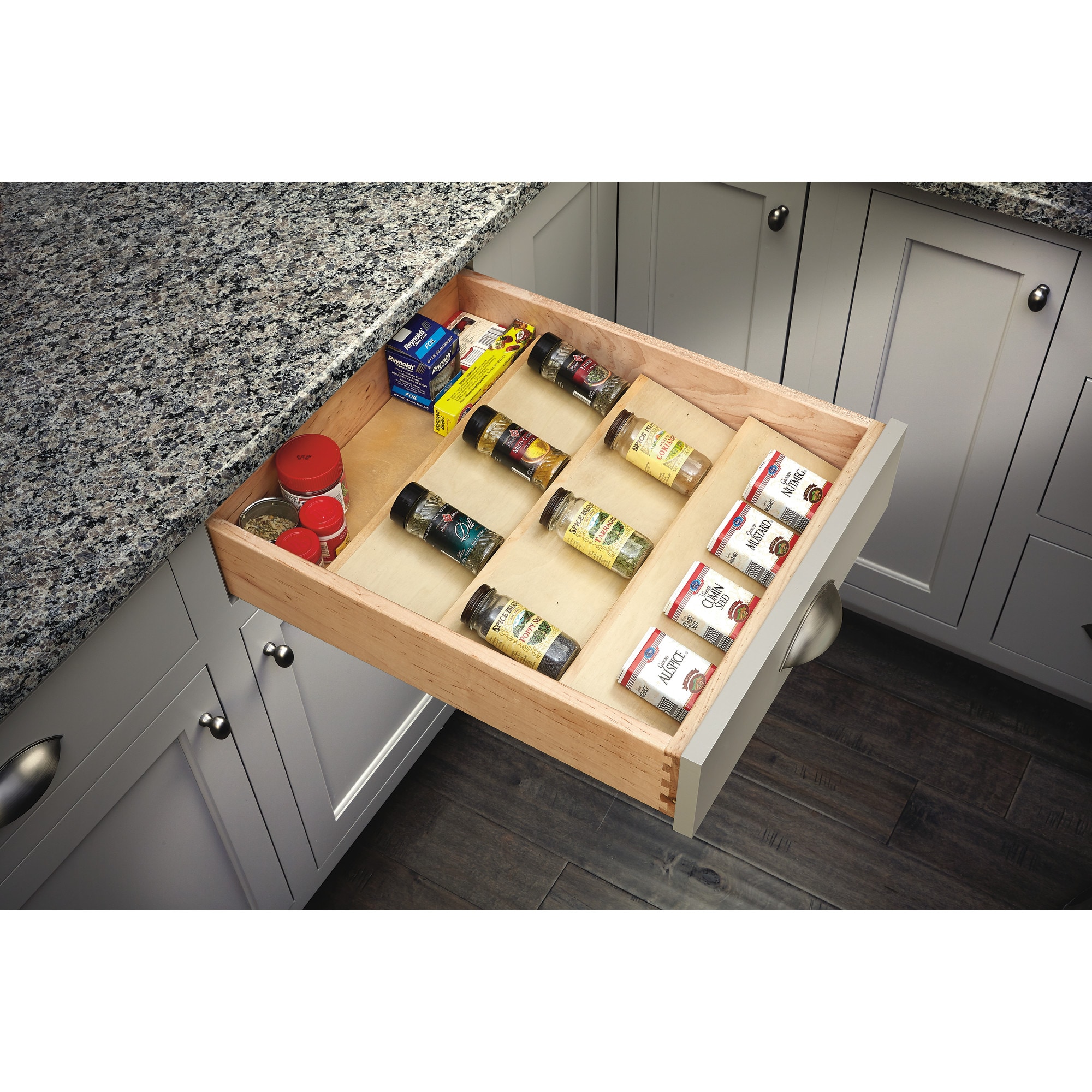 Wooden Spice Drawer Inserts - Lee Valley Tools