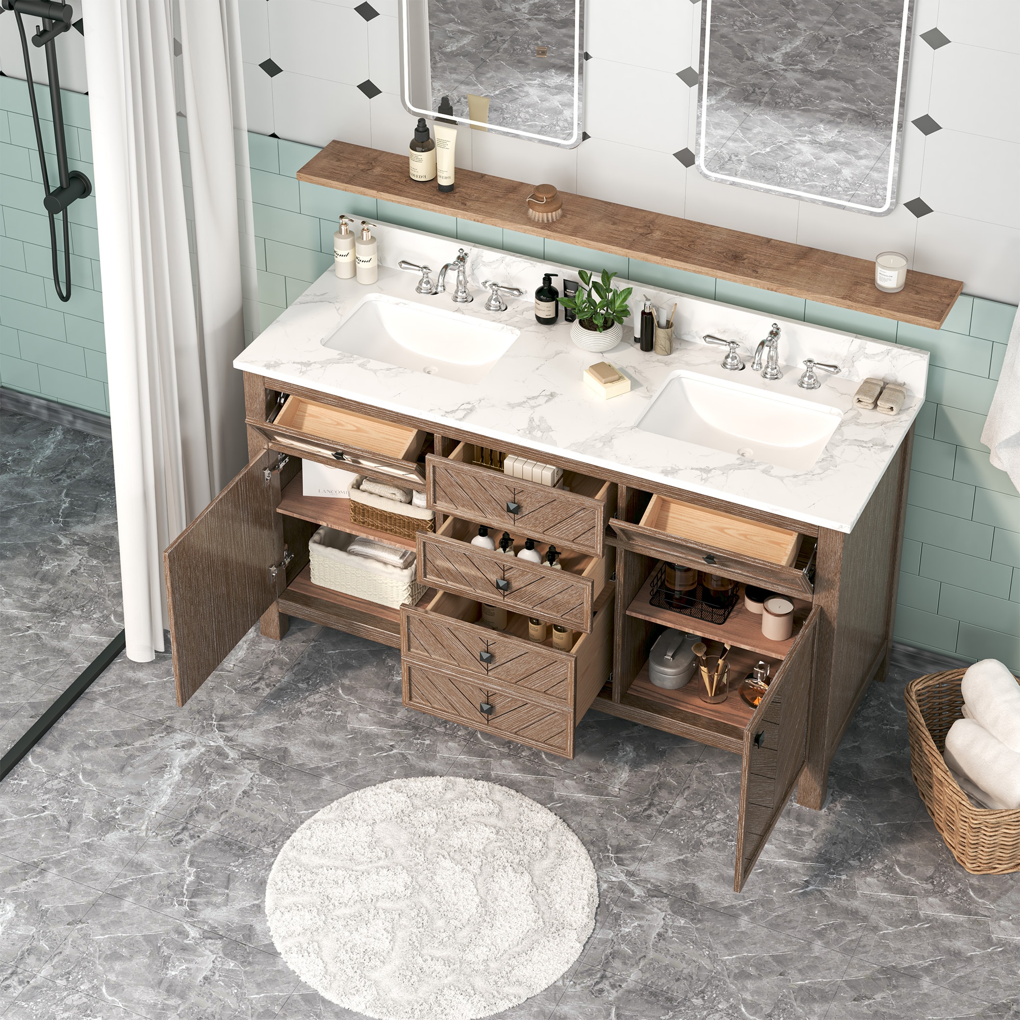 JEAREY DXRTZ-YW Bath-Vanity-Combo - View #3