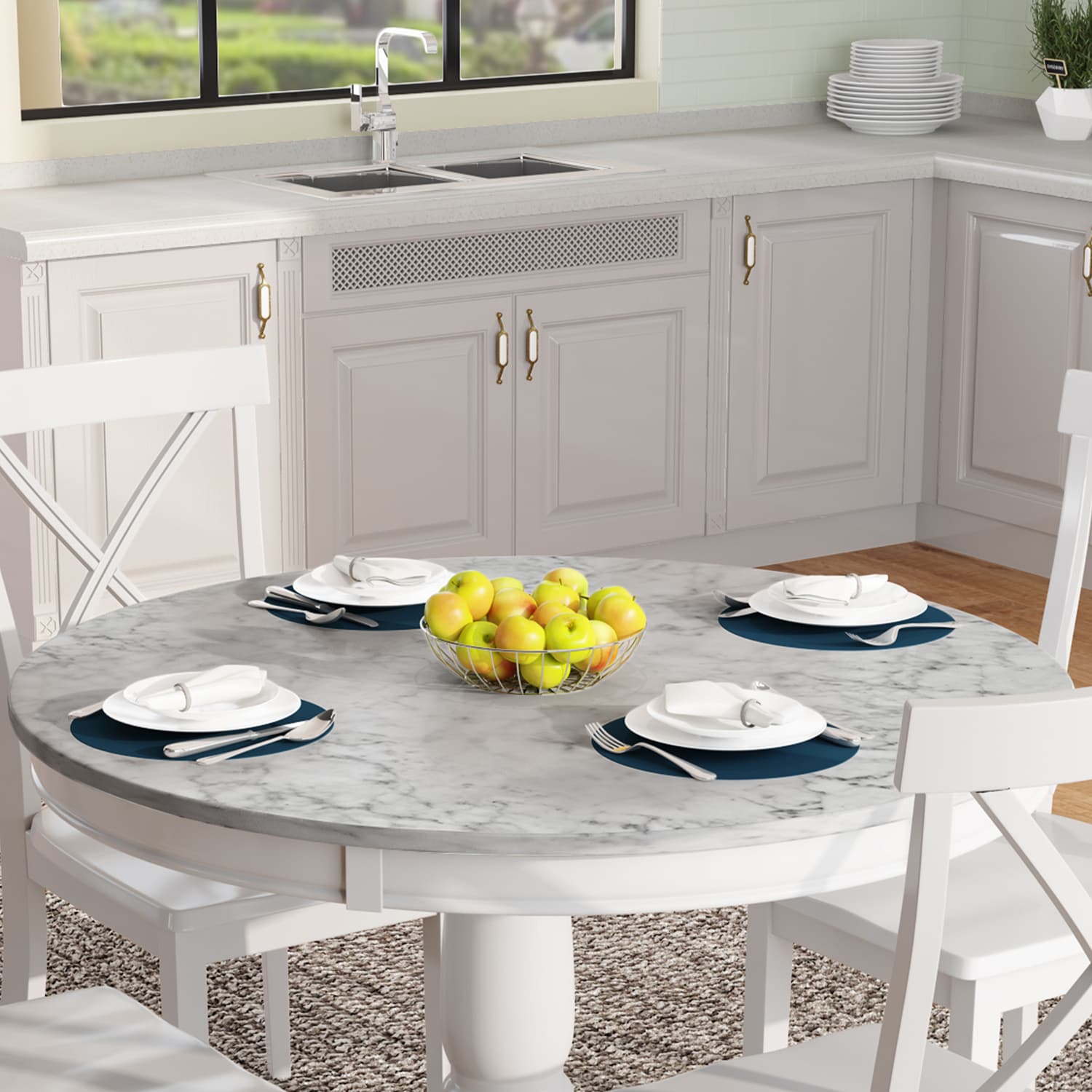 SINOFURN SYA370104WT Dining-Sets - View #5