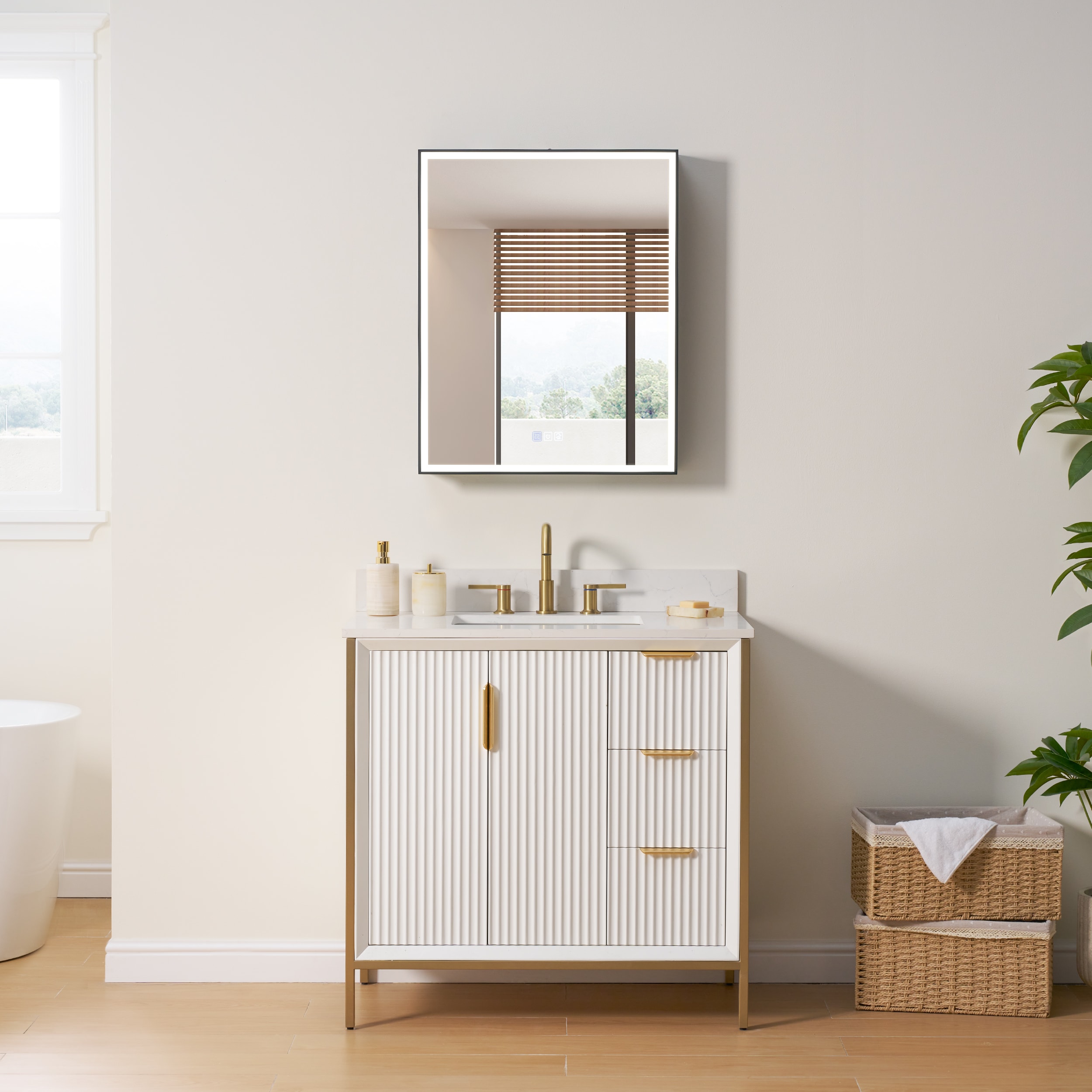 WELLFOR W12MCL2430R Bathroom-Medicine-Cabinets - View #12