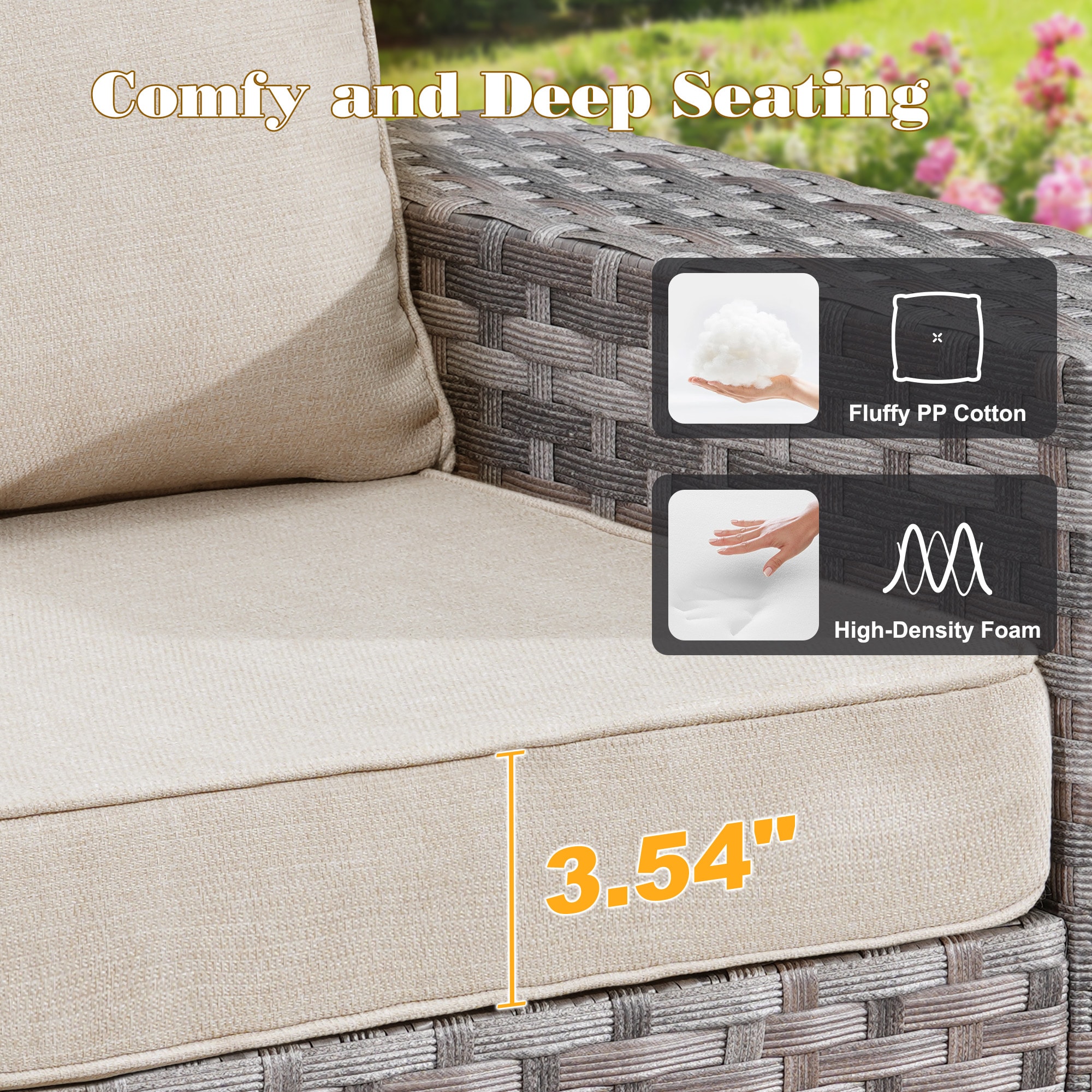 Pouuin SCFPBBR6-9 Patio-Sofas-Daybeds - View #5