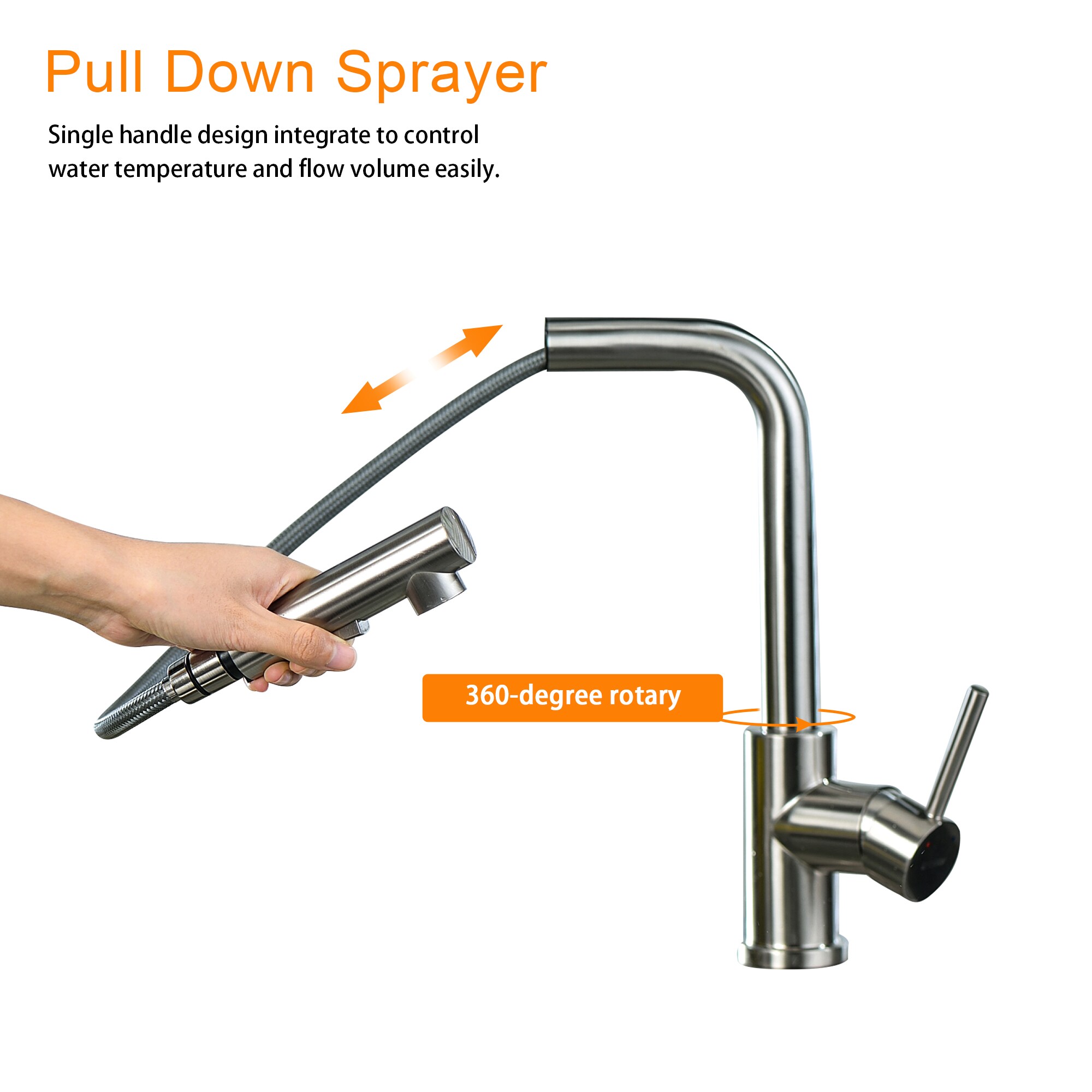 Damerin KT-ZF-24 Kitchen-Faucets - View #4