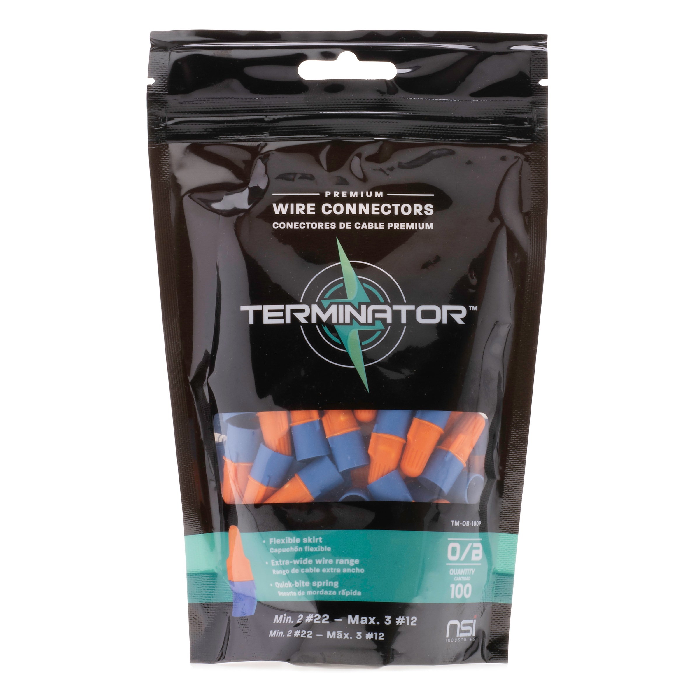 NSI Industries TM-OB-100P Twist-on wire connectors Orange ( 100 -Pack )