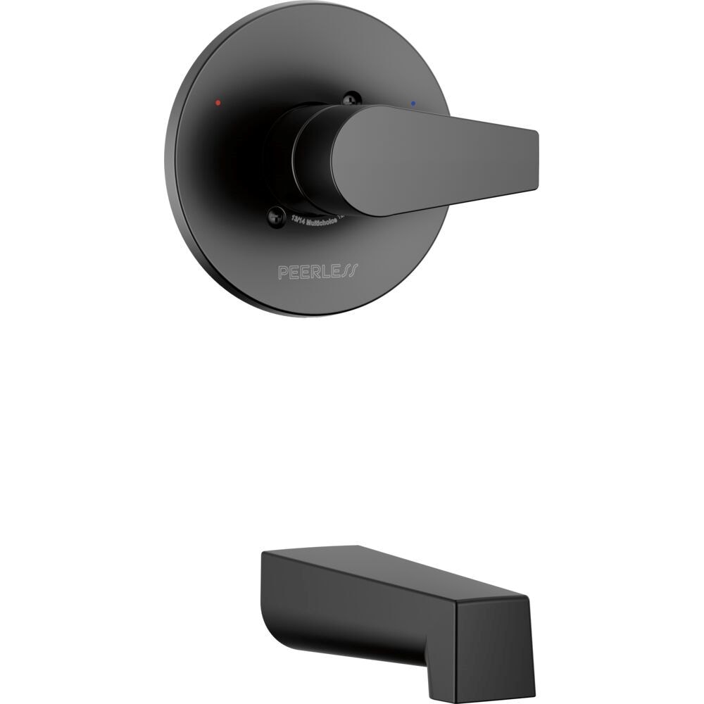 Xander Matte Black 3.25-in Universal Diverter for Bathtub/Shower 0.5-in -ID