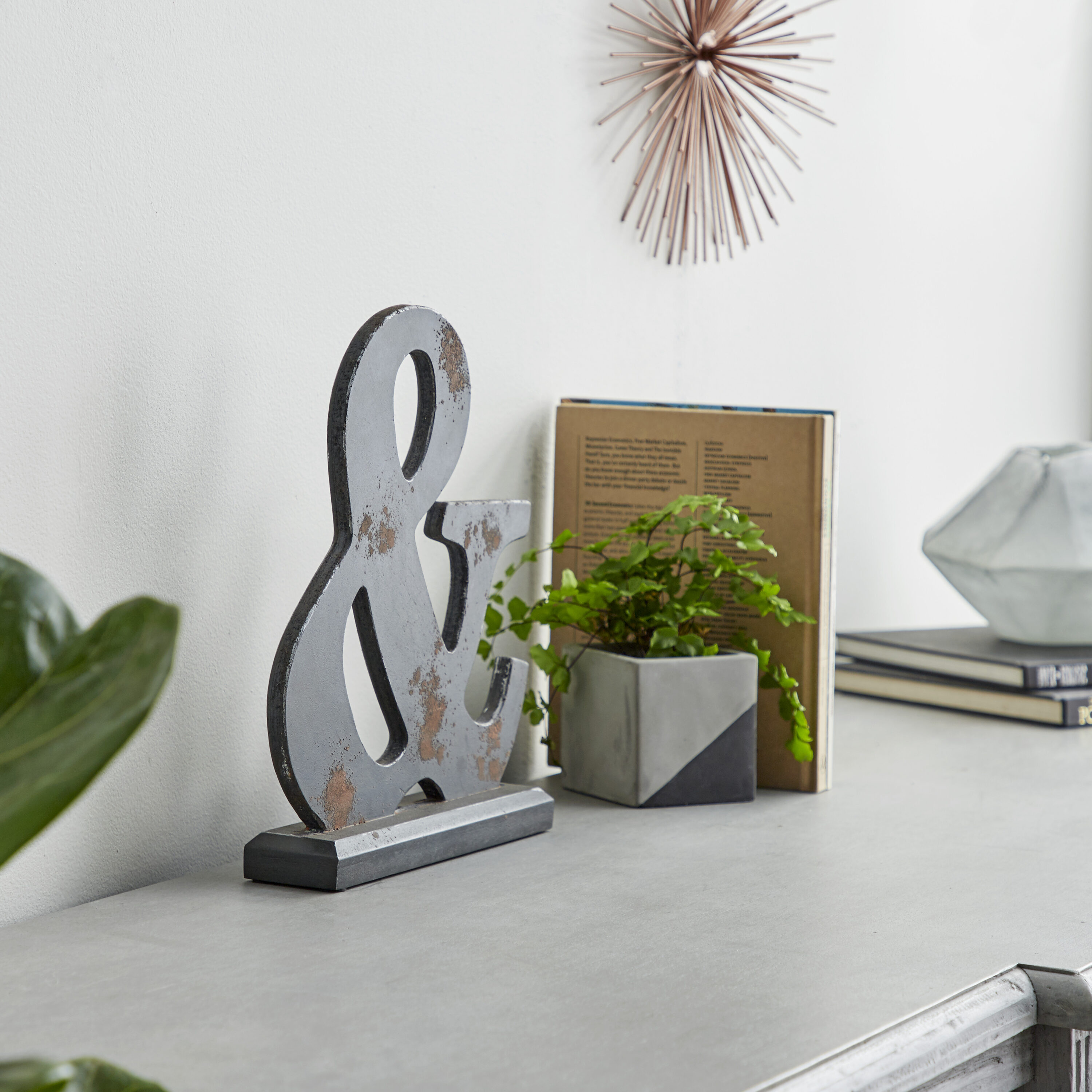 CosmoLiving by Cosmopolitan 55885 Black Mdf Industrial Sculpture