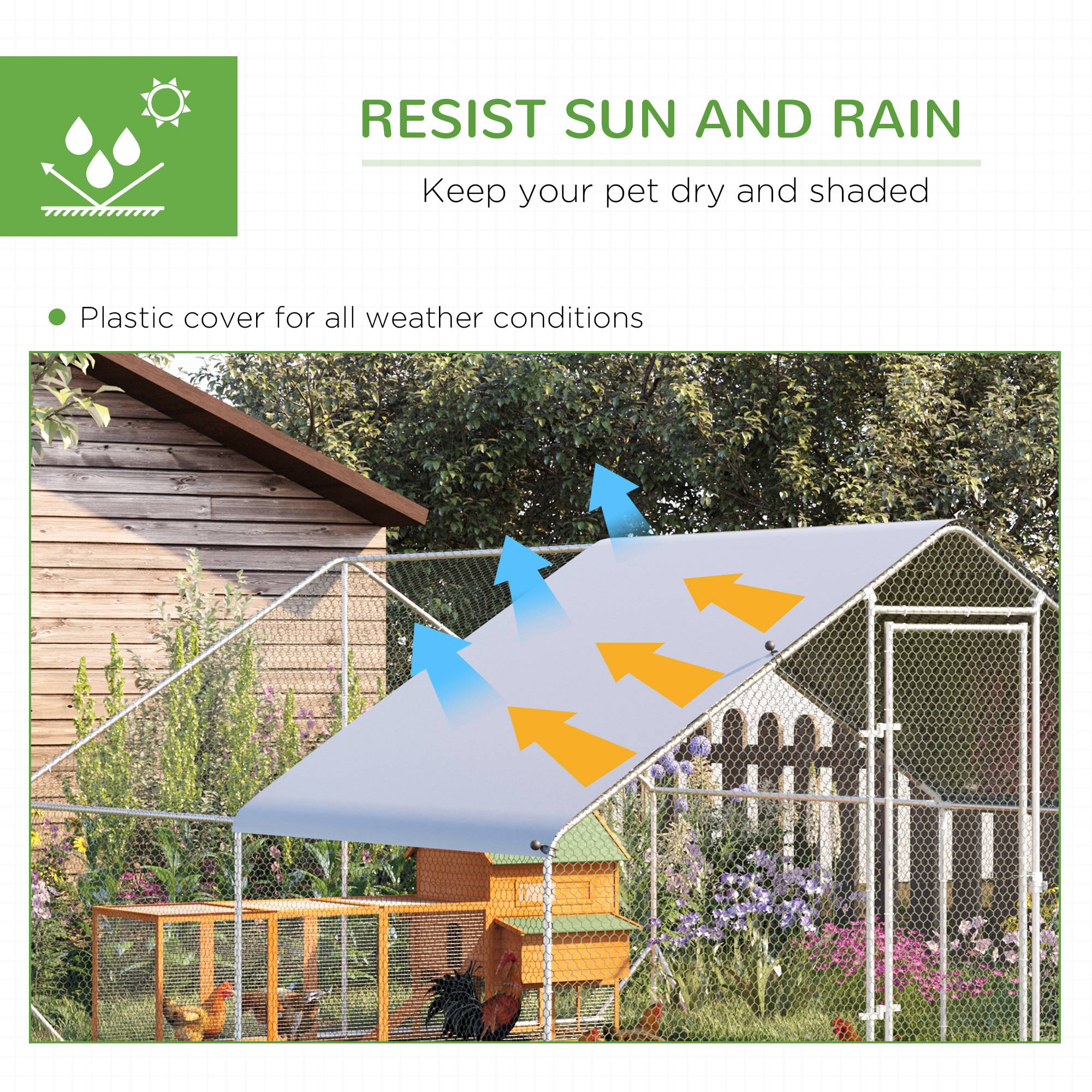 Maocao Hoom JL166337 Chicken-Coops-Rabbit-Hutches - View #7