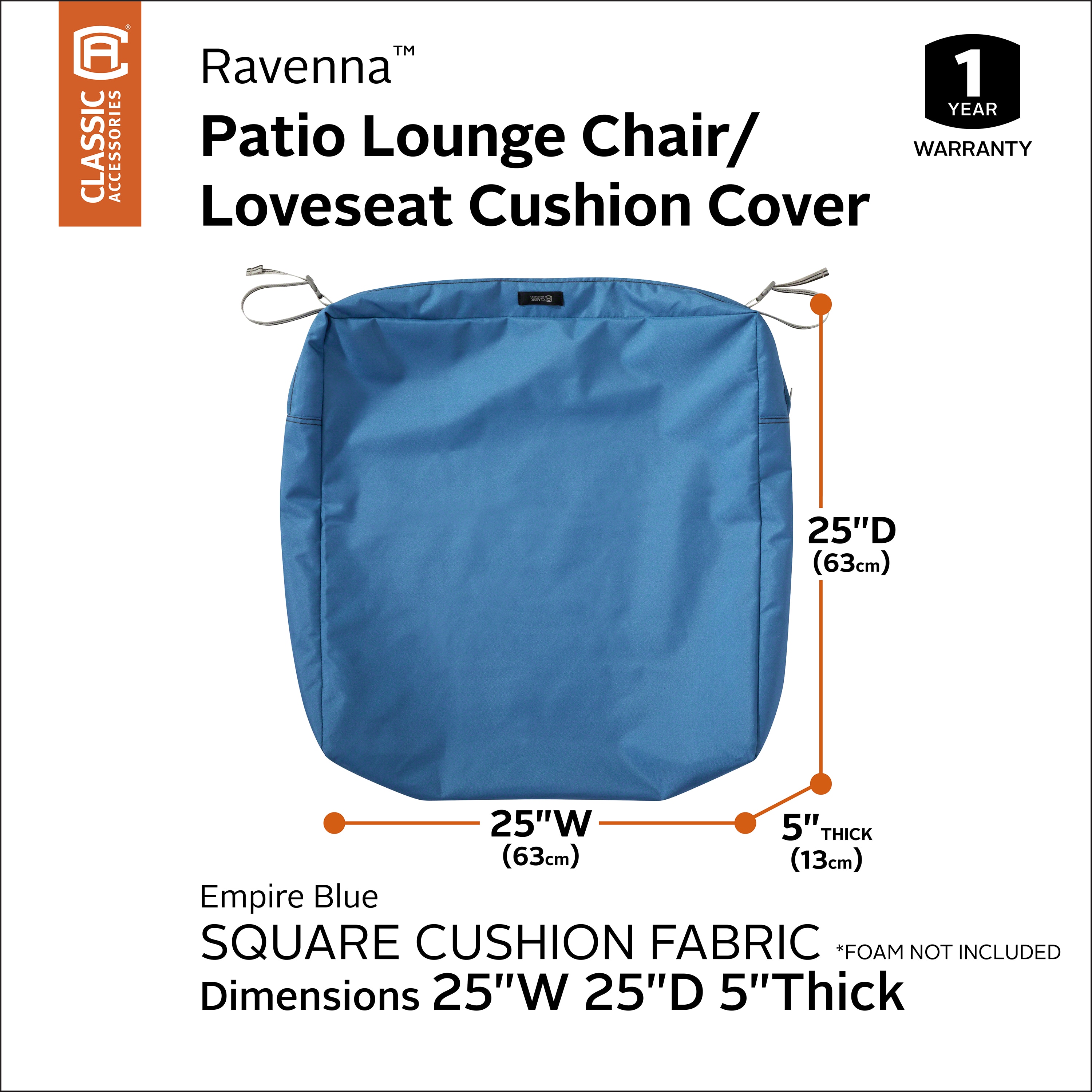 Classic Accessories 60-334-010501-RT Patio-Furniture-Cushions - View #3
