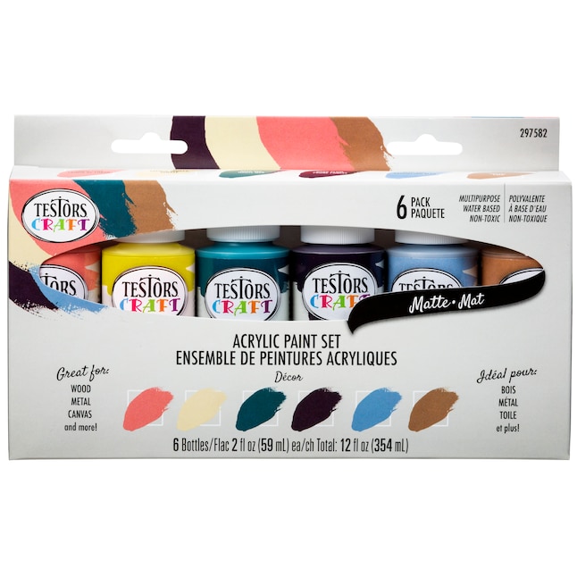 Testors Acrylic Paint (Kit) in the Craft Paint department at