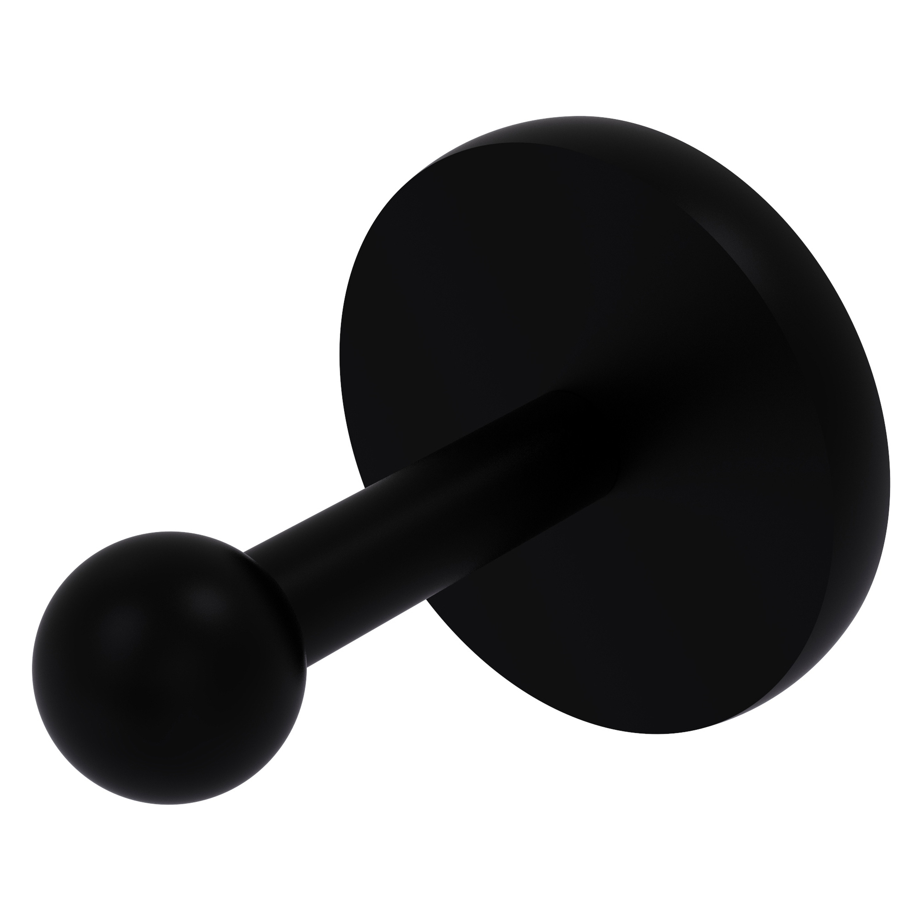Allied Brass P1000-20-BKM Prestige Skyline Matte Black Single -Hook Wall mount Towel Hook