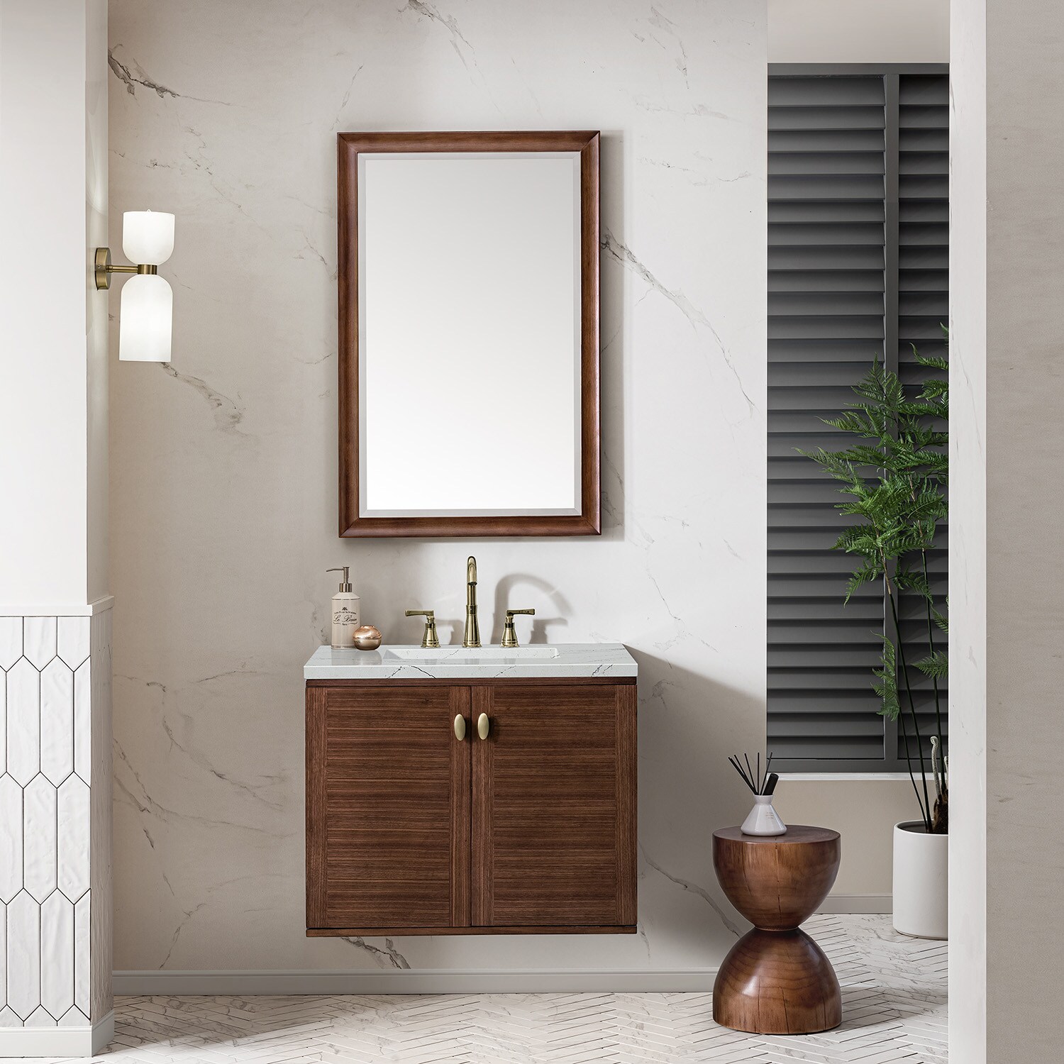 James Martin Vanities 670-V30-WLT-3ENC Bath-Vanity-Combo - View #4