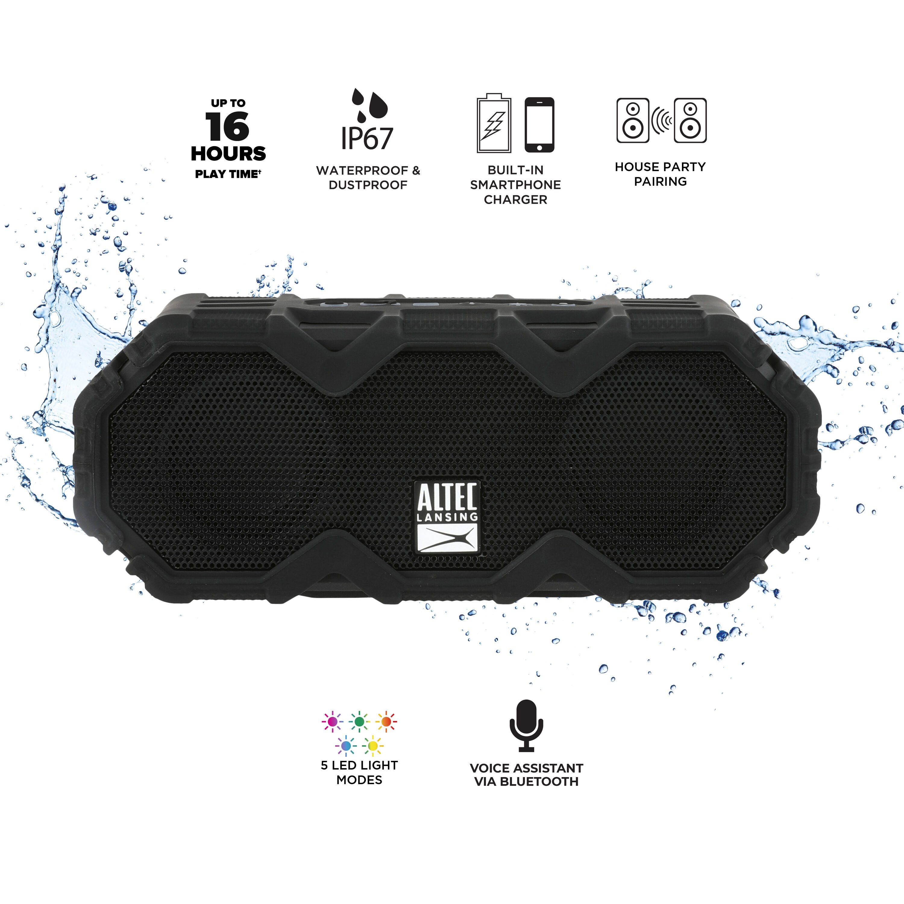 Altec Lansing IMW479L-BLK Portable-Speakers - View #2