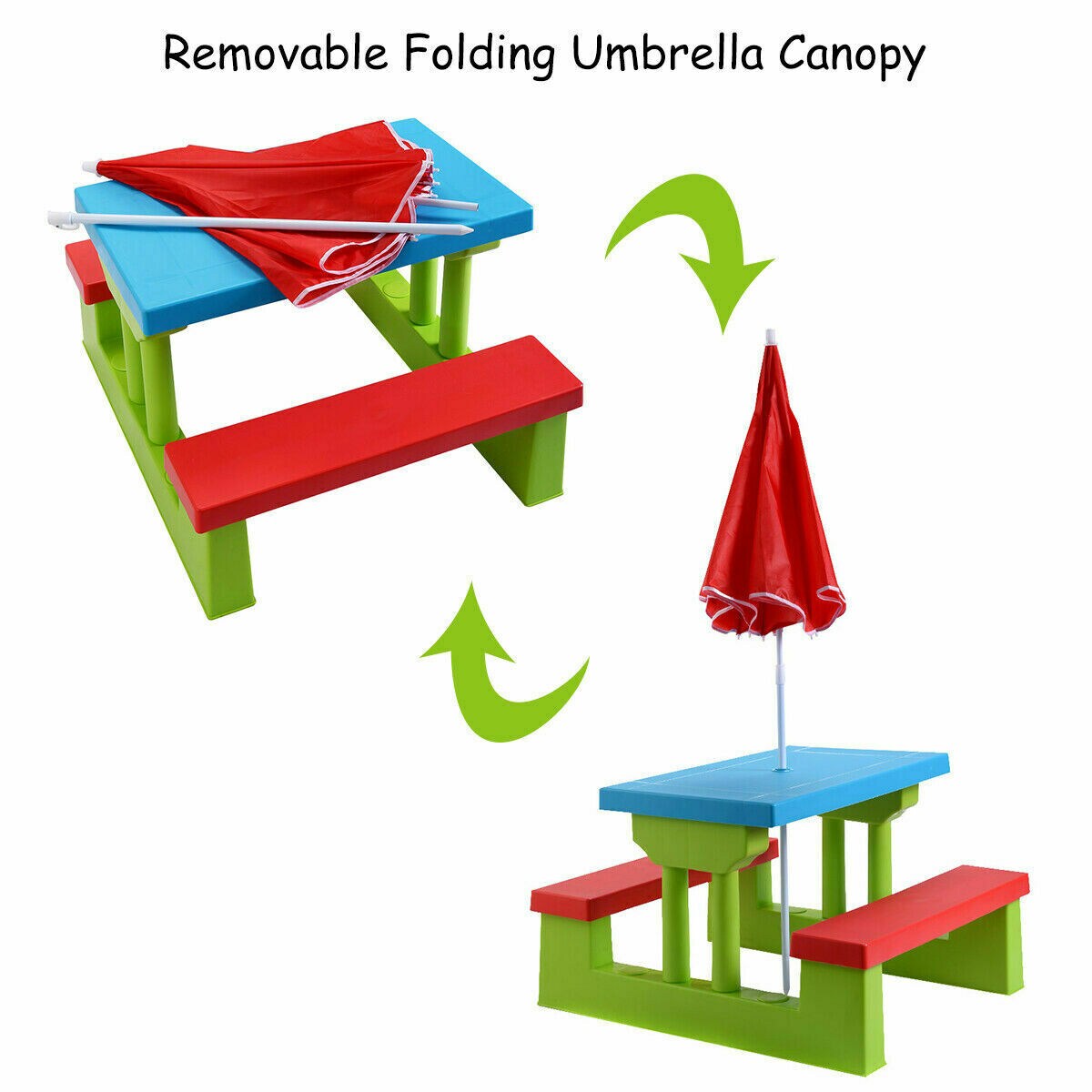 Clihome CWCH-OP70AD475 Picnic-Tables - View #5
