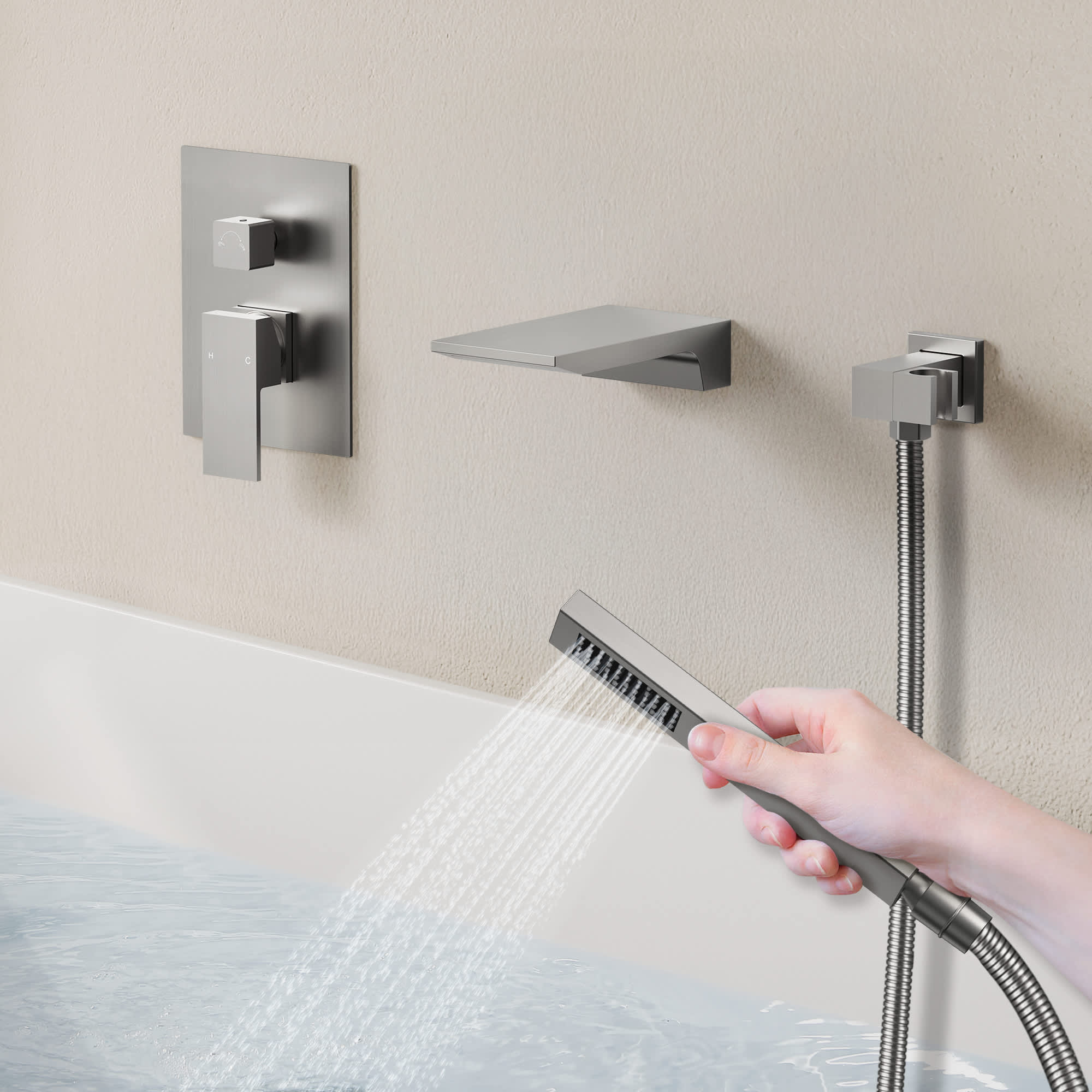 EVERSTEIN M6502NI-BL Tub-Shower-Faucets - View #4