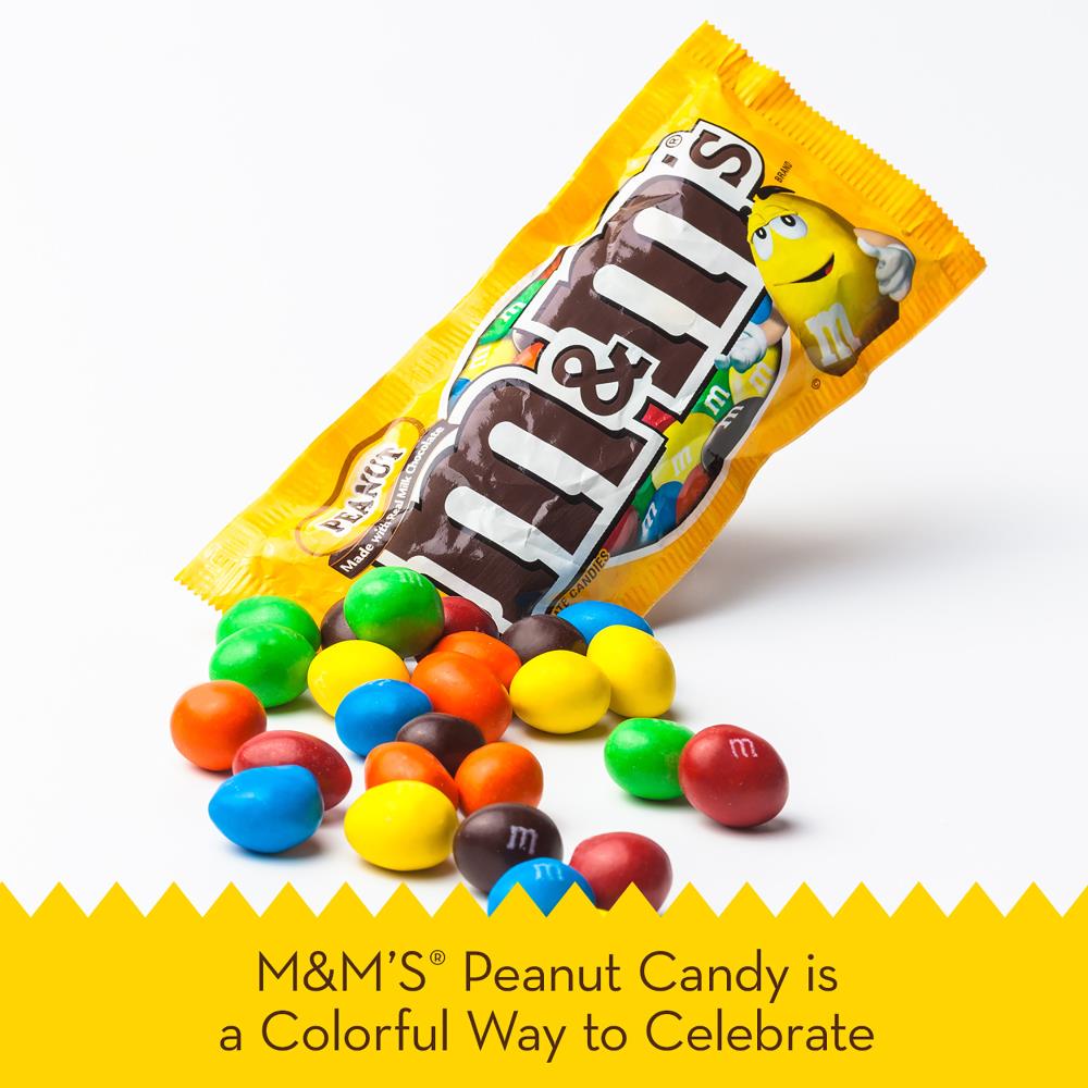 M&M Peanut Butter 55 Oz Chocolate Candy Bulk Tub Jar M&M's M&MS Candies -  NO CA