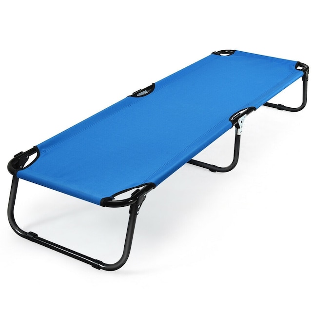 Amazing Loved one deadline Mondawe Outdoor Portable Military Cot Sleeping Folding Camping Bed Hiking  in the Sleeping Bags & Pads department at Lowes.com