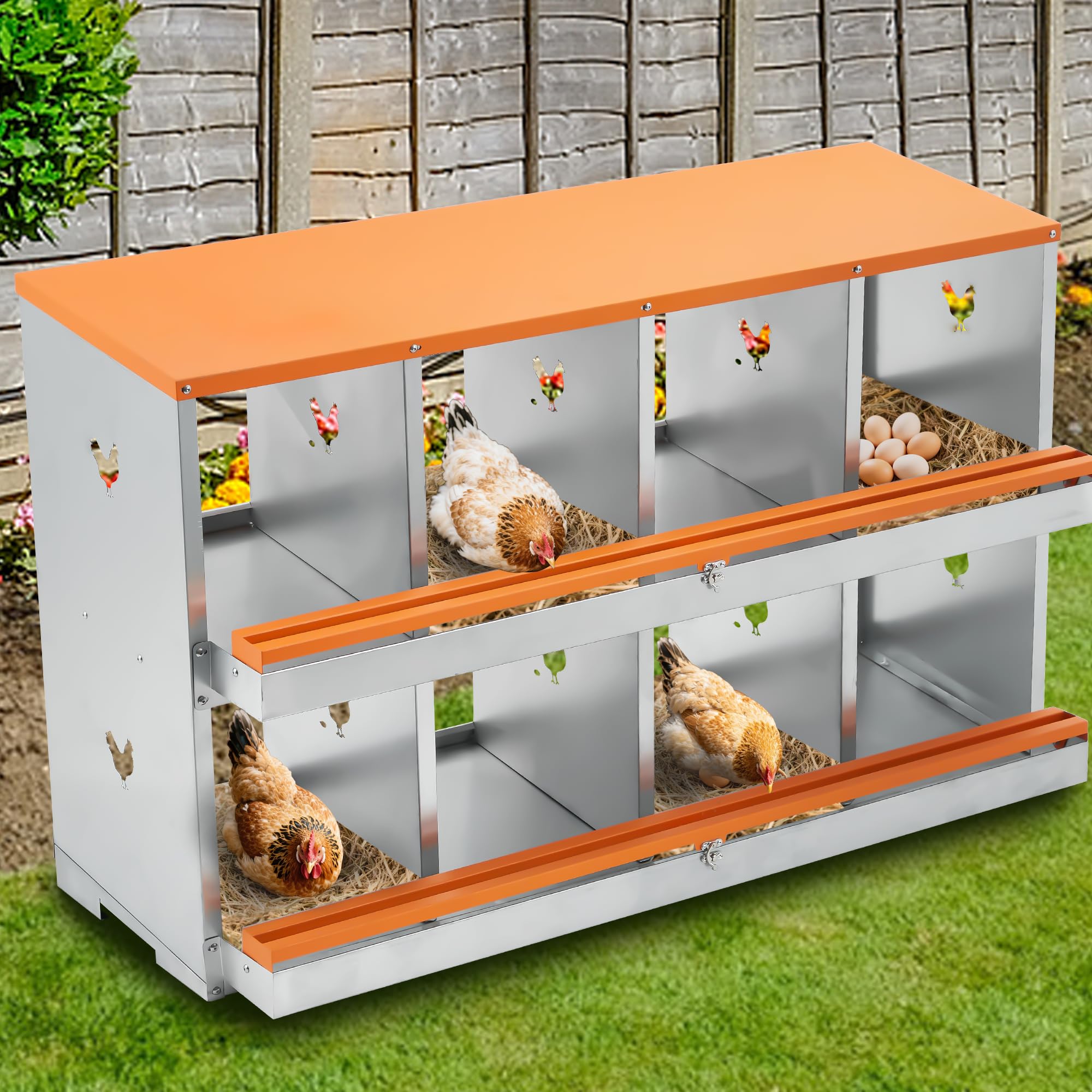 Garvee 09GXFCHBNL-408 Chicken-Coops-Rabbit-Hutches - View #6