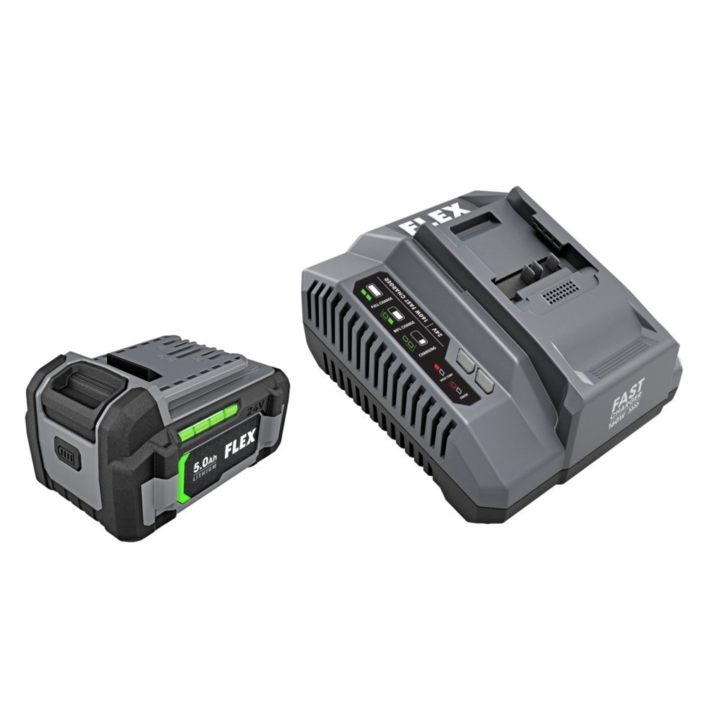 FLEX FX0411-1CP 24 -Volt 1 -Pack Lithium-ion ( 5 Ah Battery and Charger )