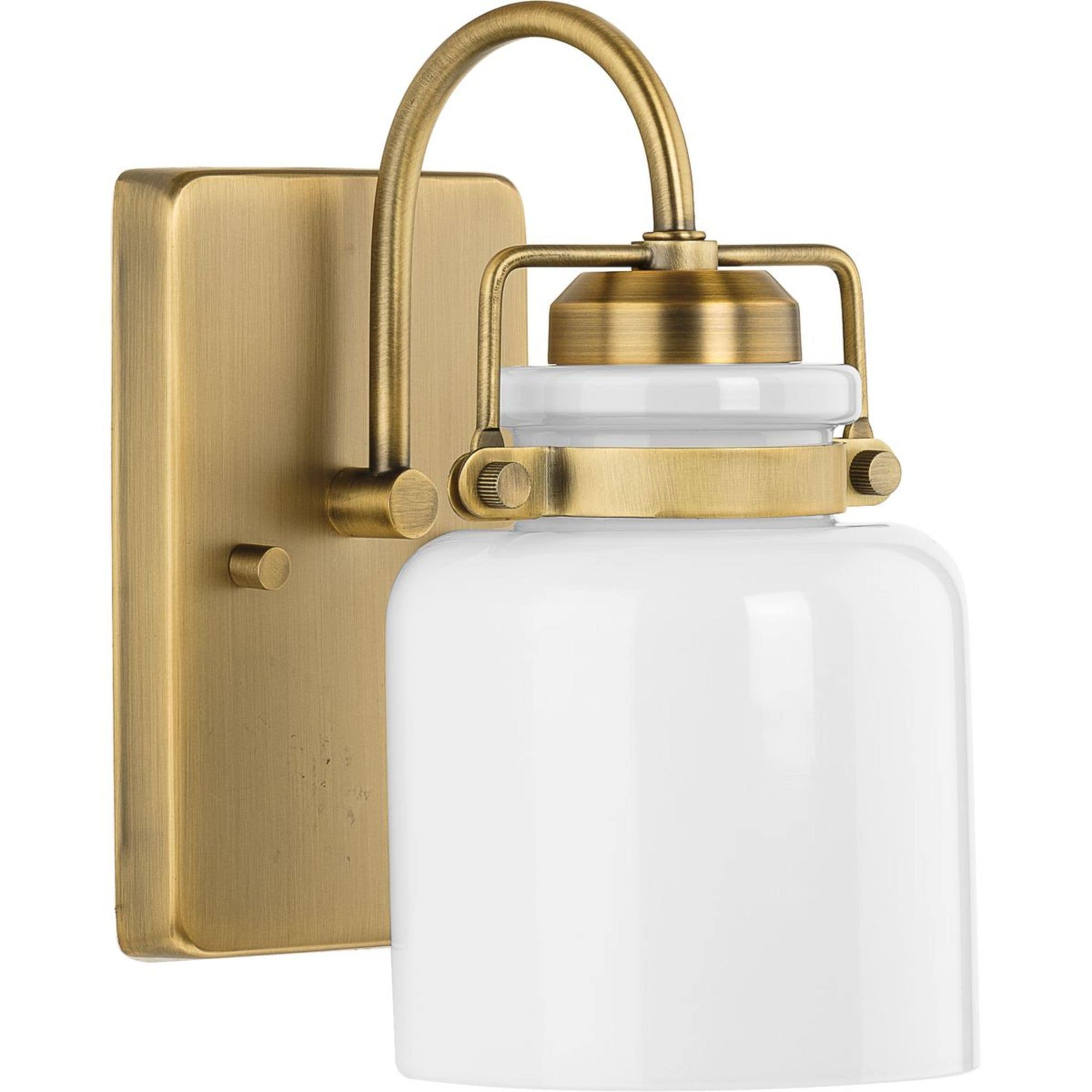 Progress Lighting P300438-163 Fessler 5-in 1 -Light Brass Transitional Vanity light