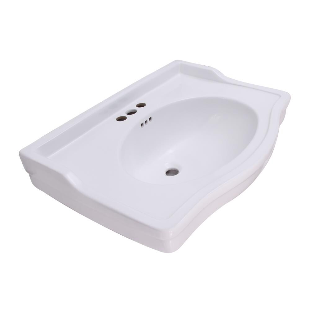 Barclay 3-9124WH Complete-Pedestal-Lavatories - View #3