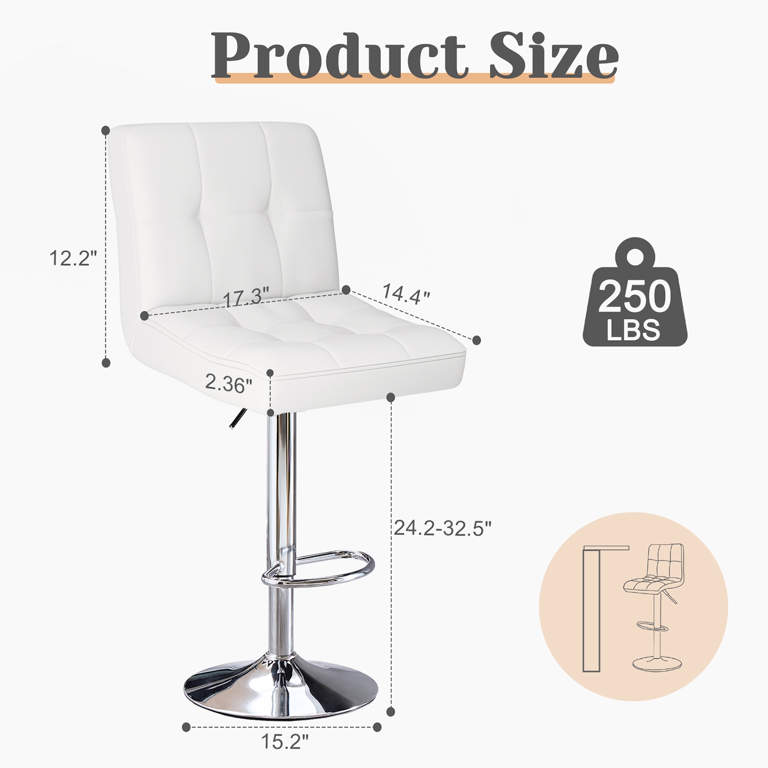 GZMR GZ-W225353 stools - View #7