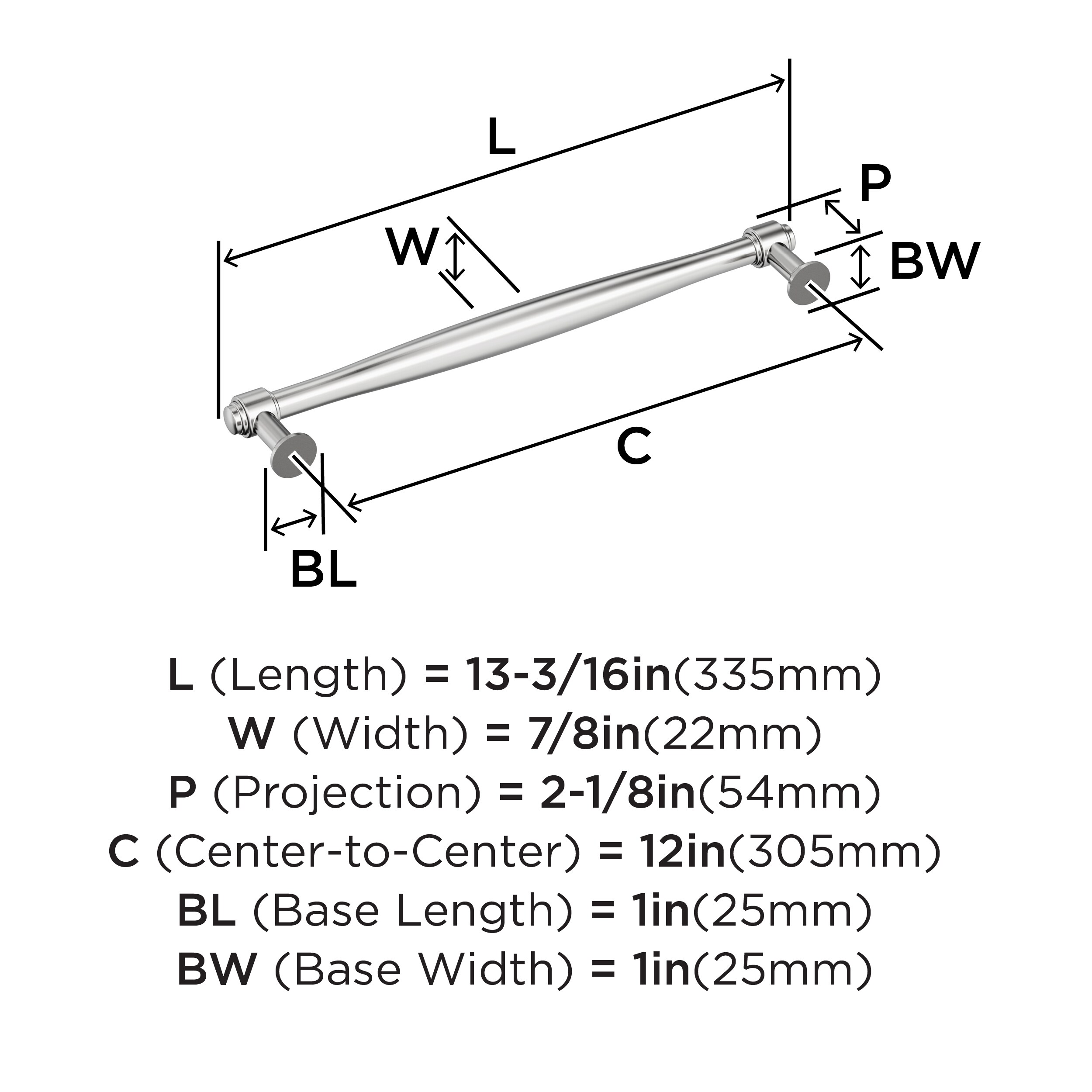 Amerock BP3772926 Cabinet-Pulls - View #4
