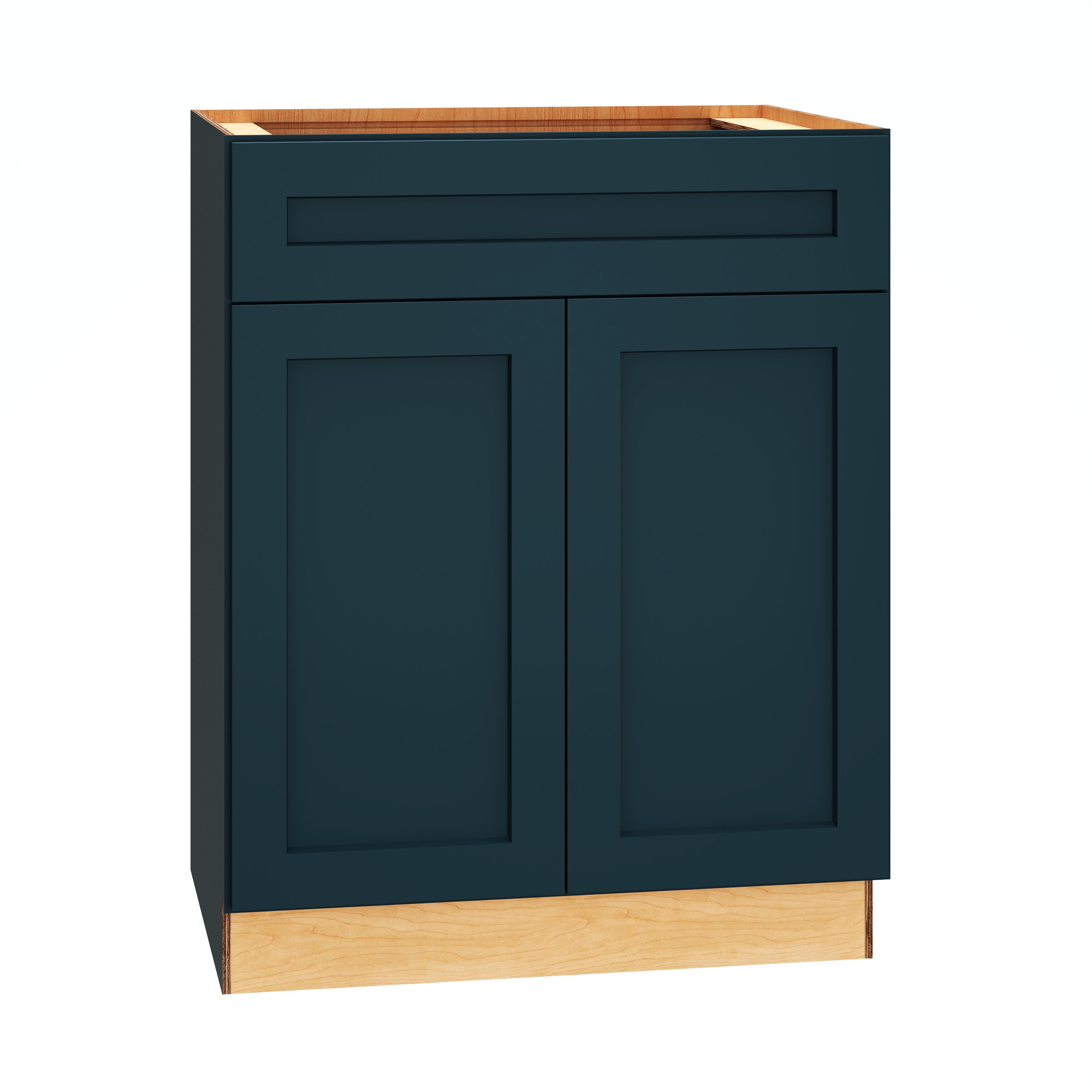 Diamond Express 330 VSB273421 Jamestown 27 Regatta Blue Bathroom Vanity Base Cabinet without Top