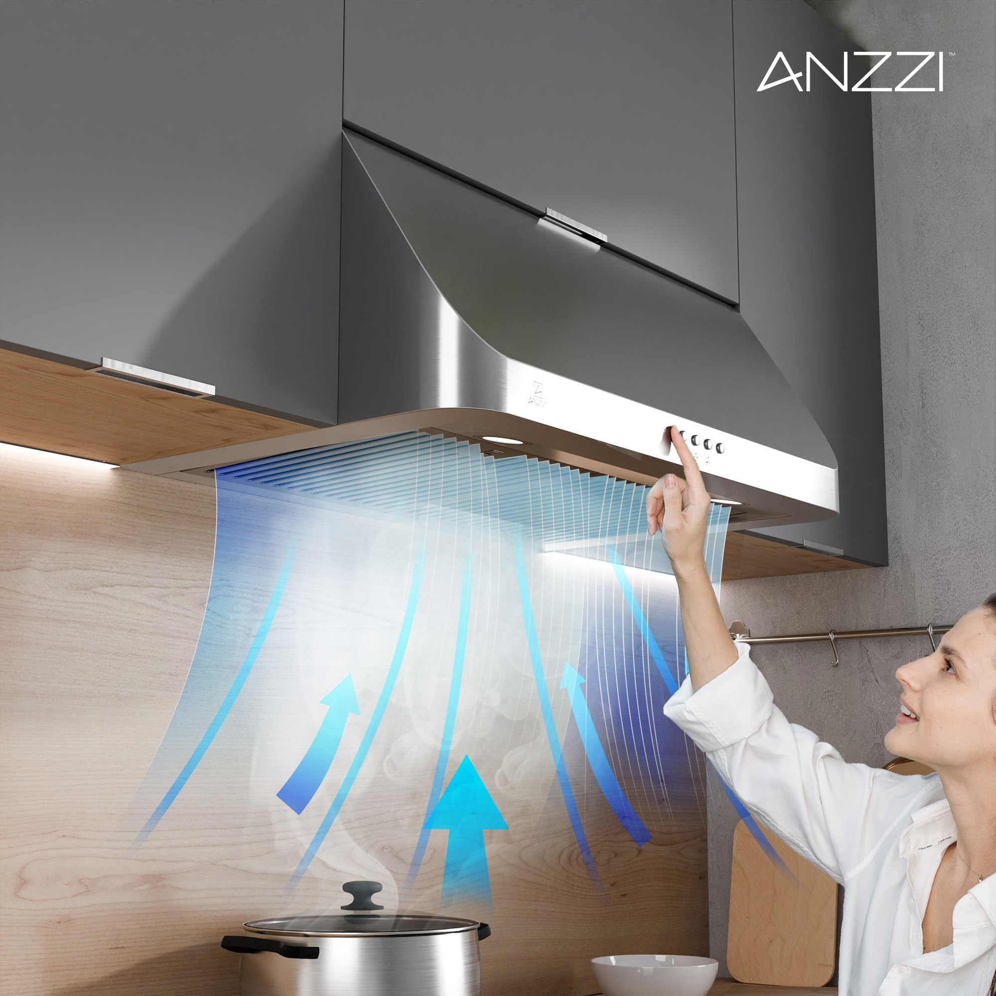 ANZZI RH-AZ2576PSS Undercabinet-Range-Hoods - View #5