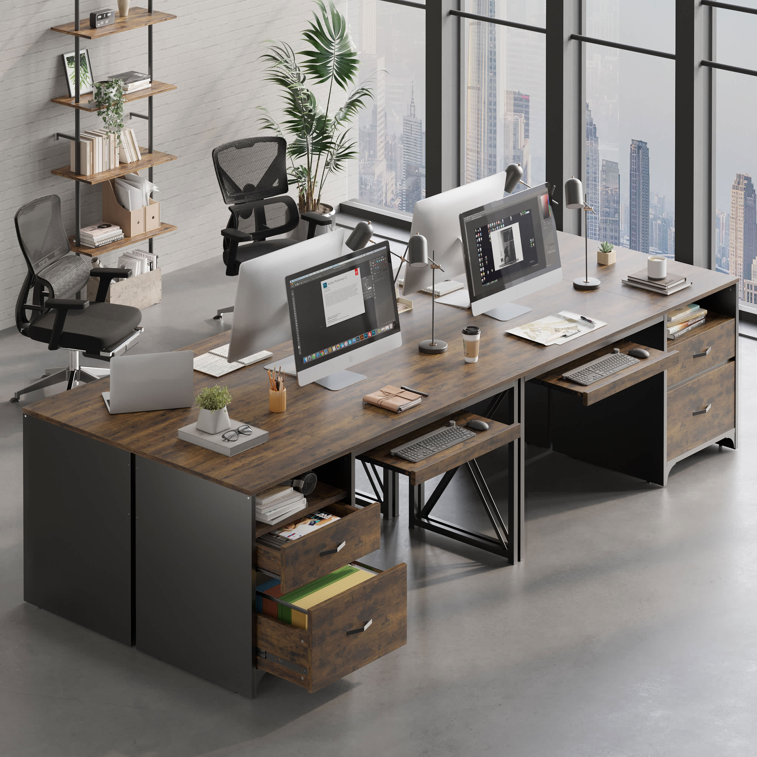 Bestier LOW-H105614C-RST desks - View #4
