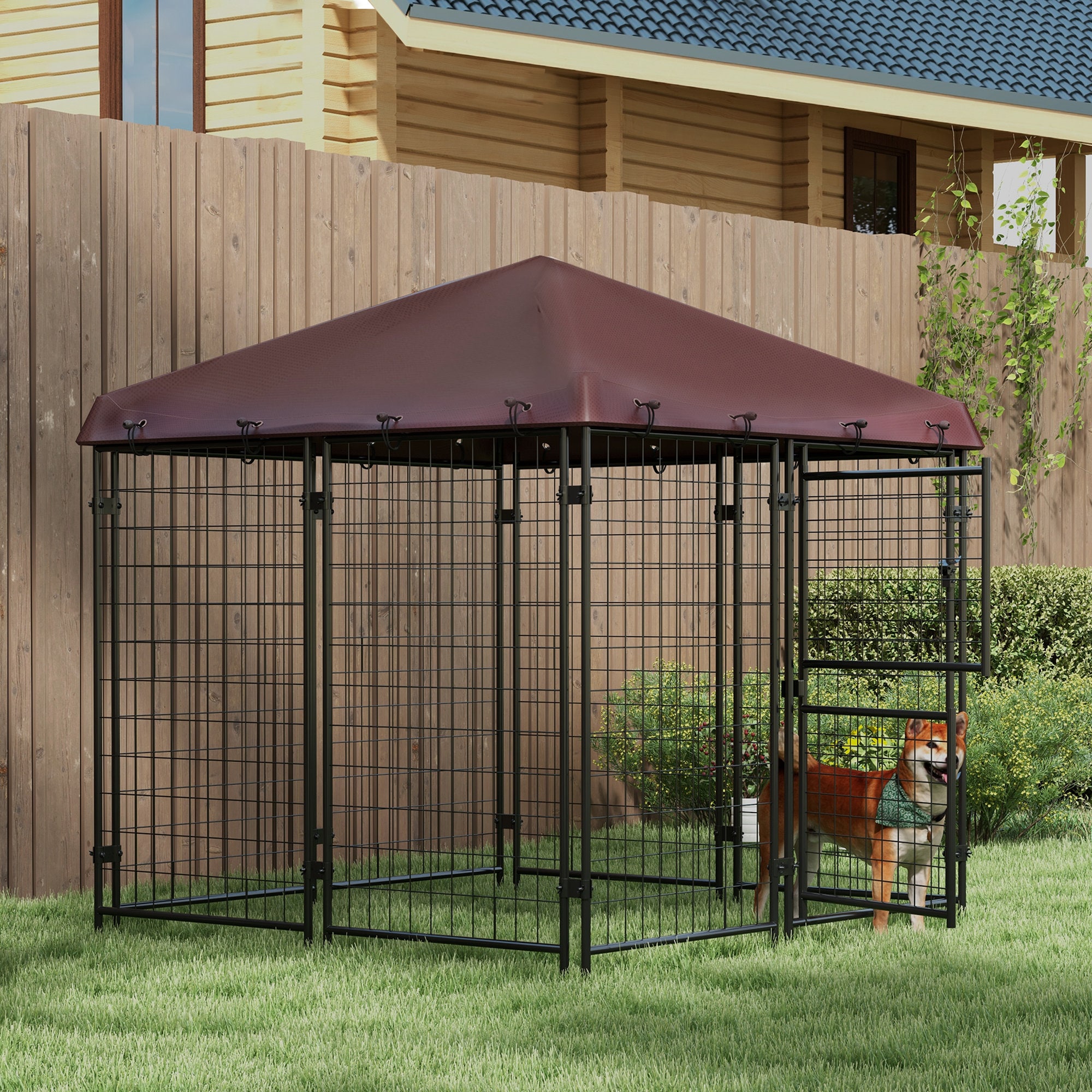 PawHut D02-177V00BN Dog-Pens - Thumbnail View #2
