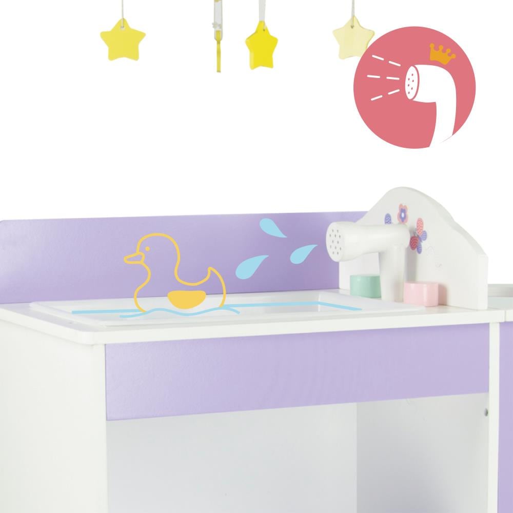 Olivia's Little World Baby Doll Changing Station With Storage, Dollhouses, Baby & Toys