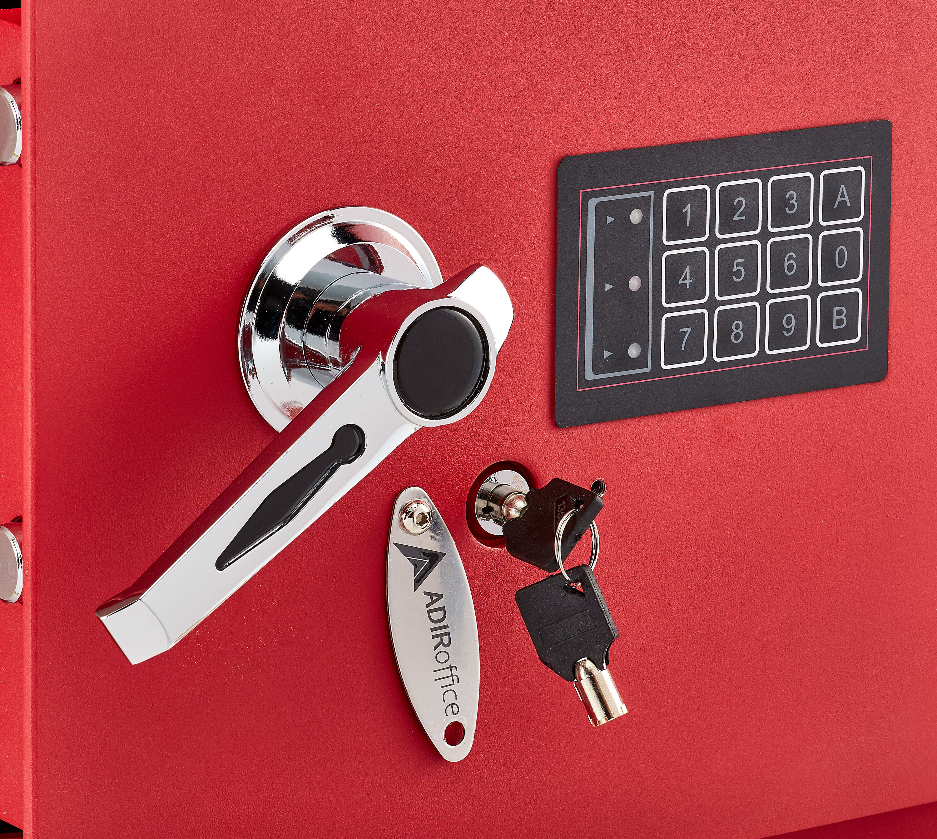 AdirOffice 670-200-RED Floor-Wall-Safes - View #7