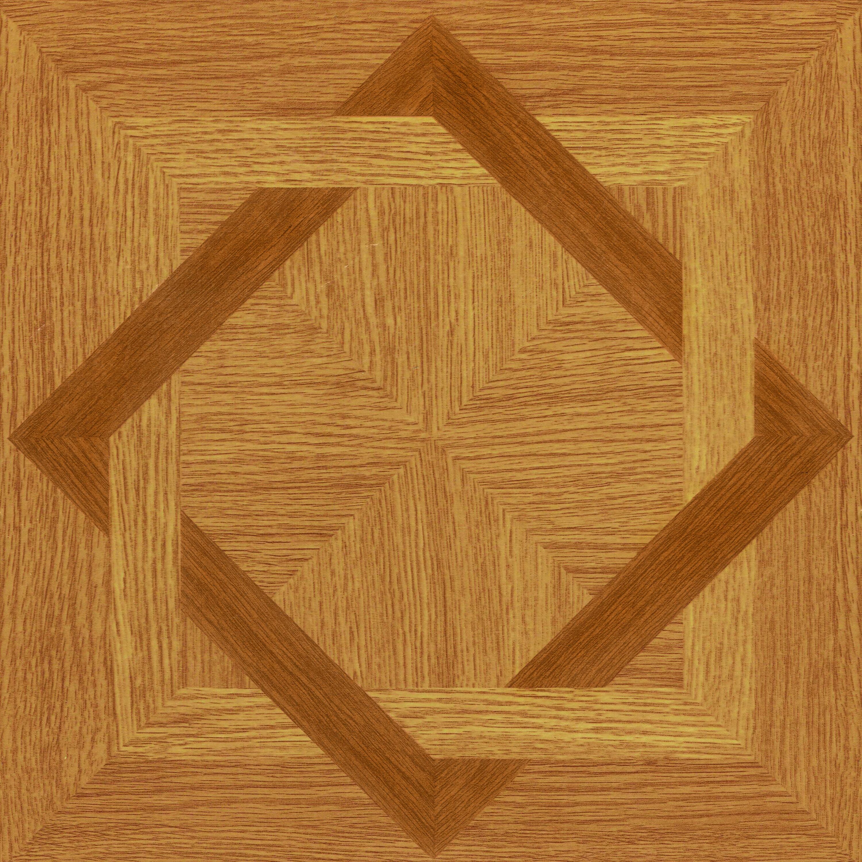 Achim FTVWD22445 Wood Diamond Brown Wood look 0.07-mil x 12-in W x 12-in L Peel and stick Vinyl Tile Flooring ( 45-sq ft Carton )