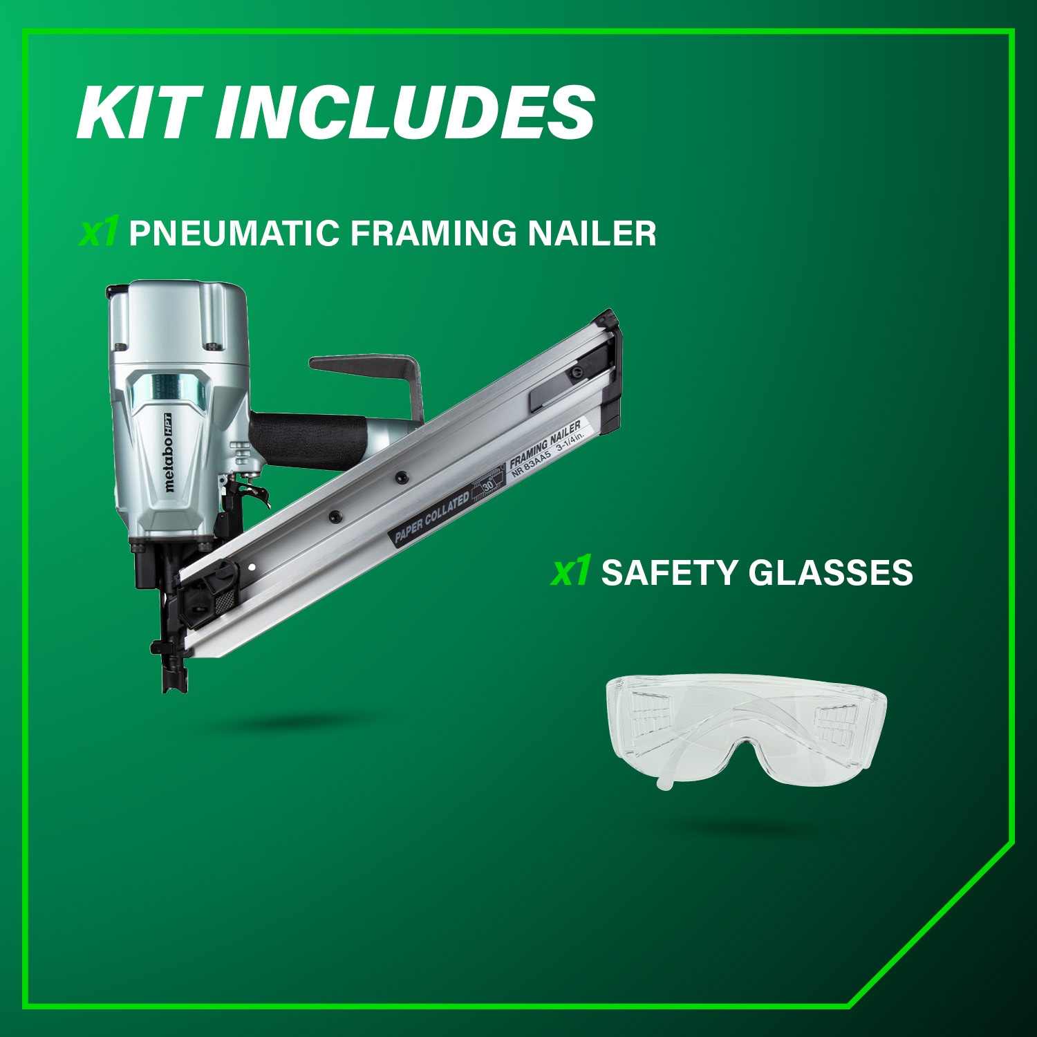 Metabo HPT NR83AA5M Cordless-Nailer - View #6