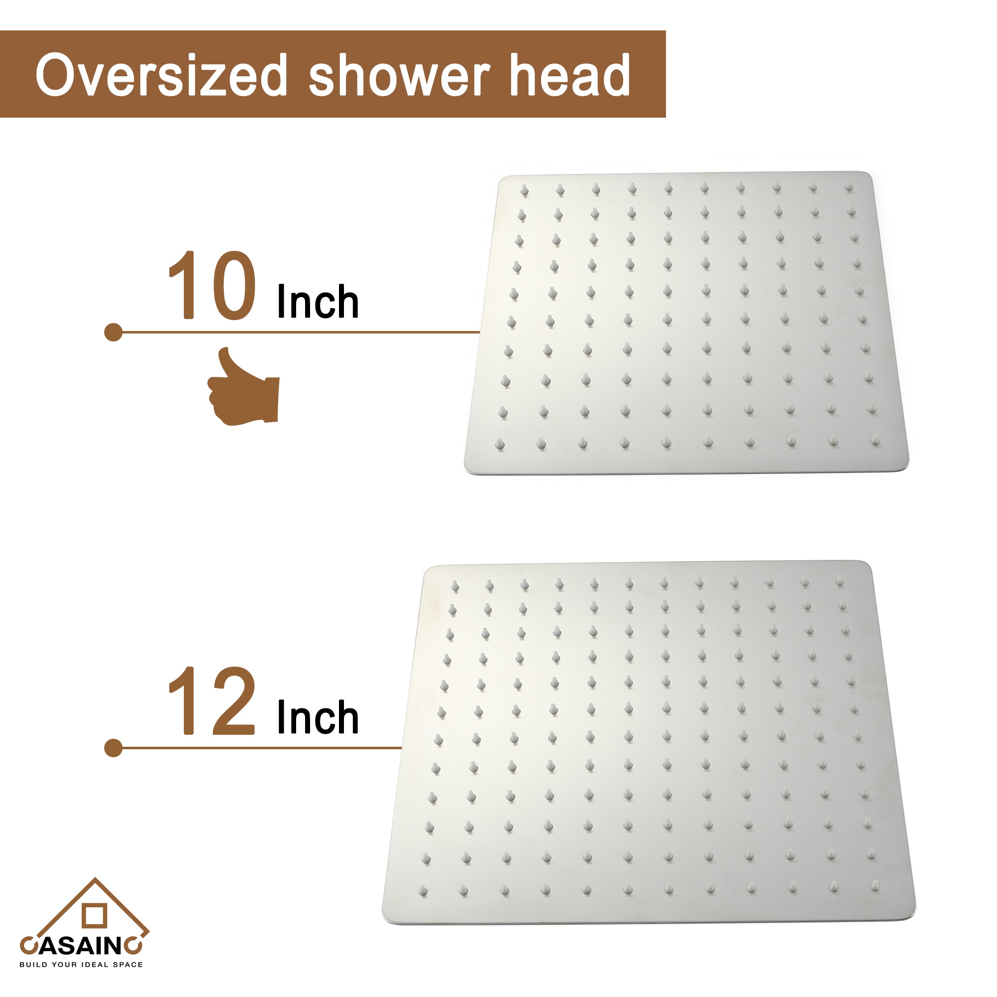 CASAINC CS3602-10BN Showerhead-Bar-Panels - View #8