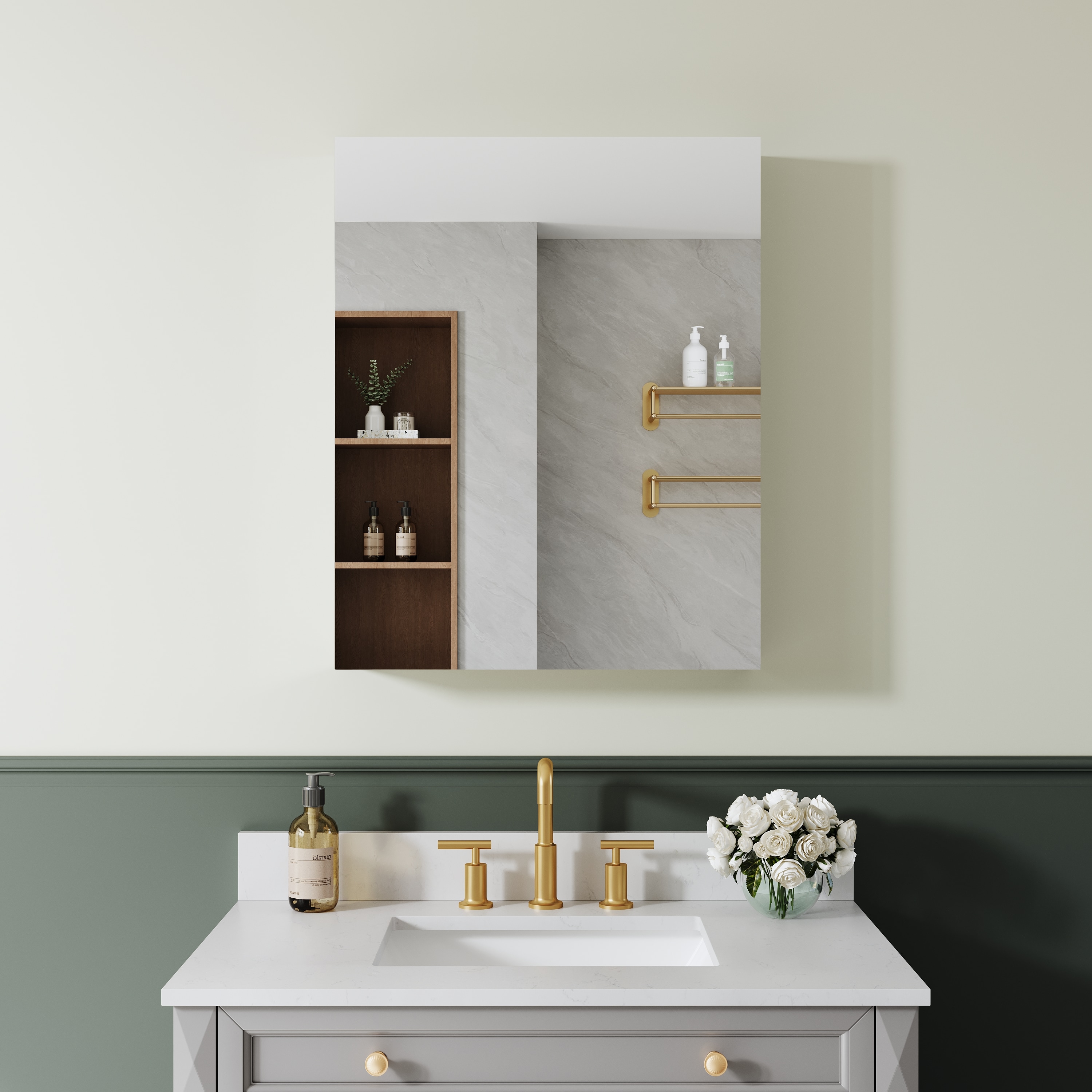 CALVON RCRS-2430MC Bathroom-Medicine-Cabinets - View #6